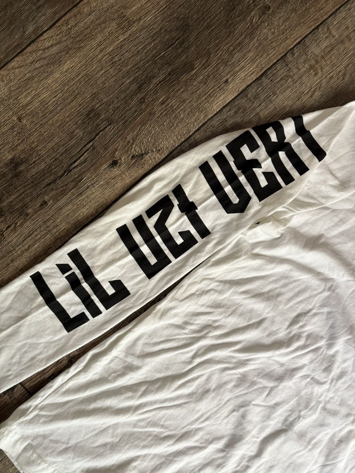 Lil Uzi Vert × Rap Tees Lil Uzi Vert 2017 Graphic Rap White Long Sleeve Shirt Size US M / EU 48-50 / 2 - 2 Thumbnail