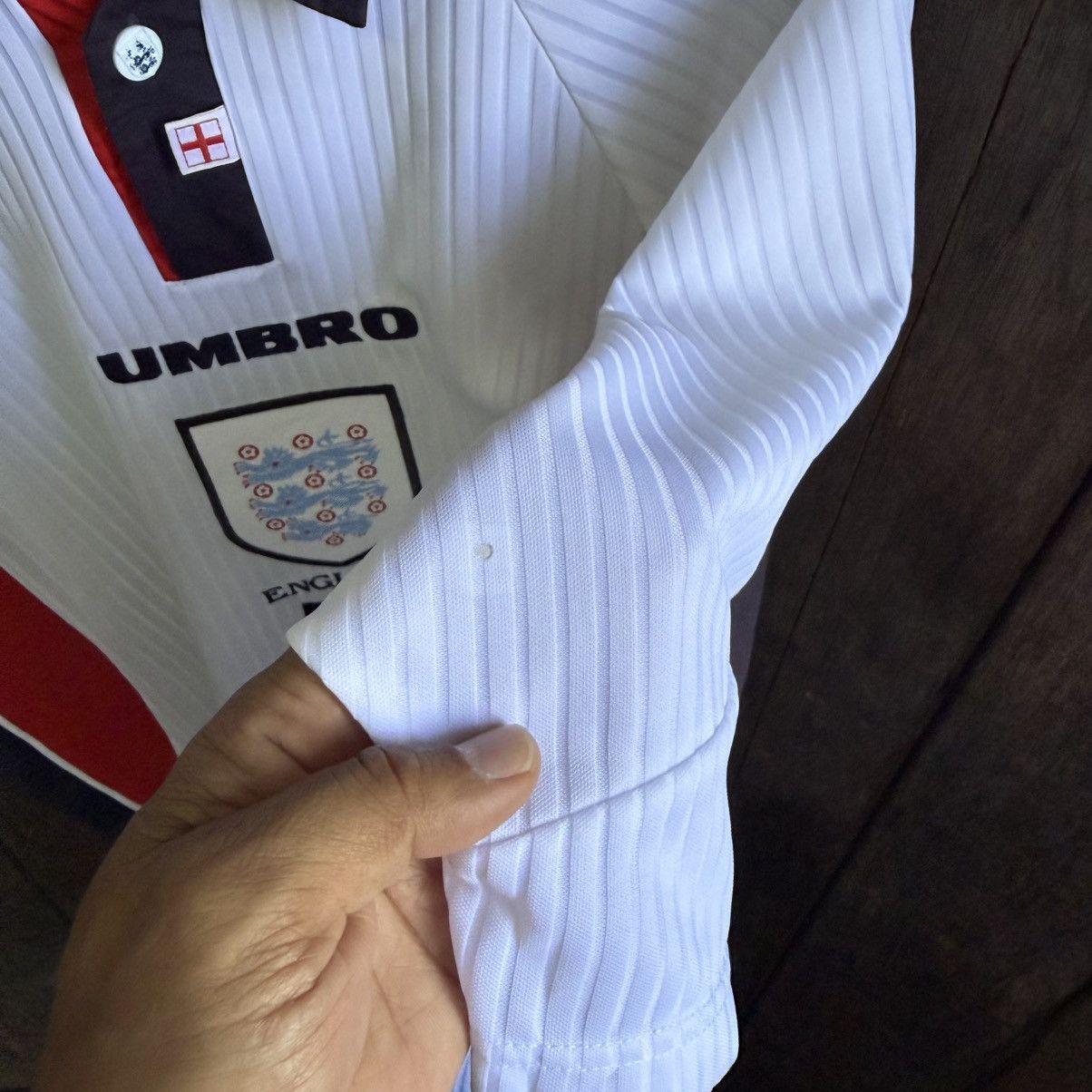 Umbro Vintage England 1998 Home Jersey (beckham) Size US XL / EU 56 / 4 - 6 Thumbnail