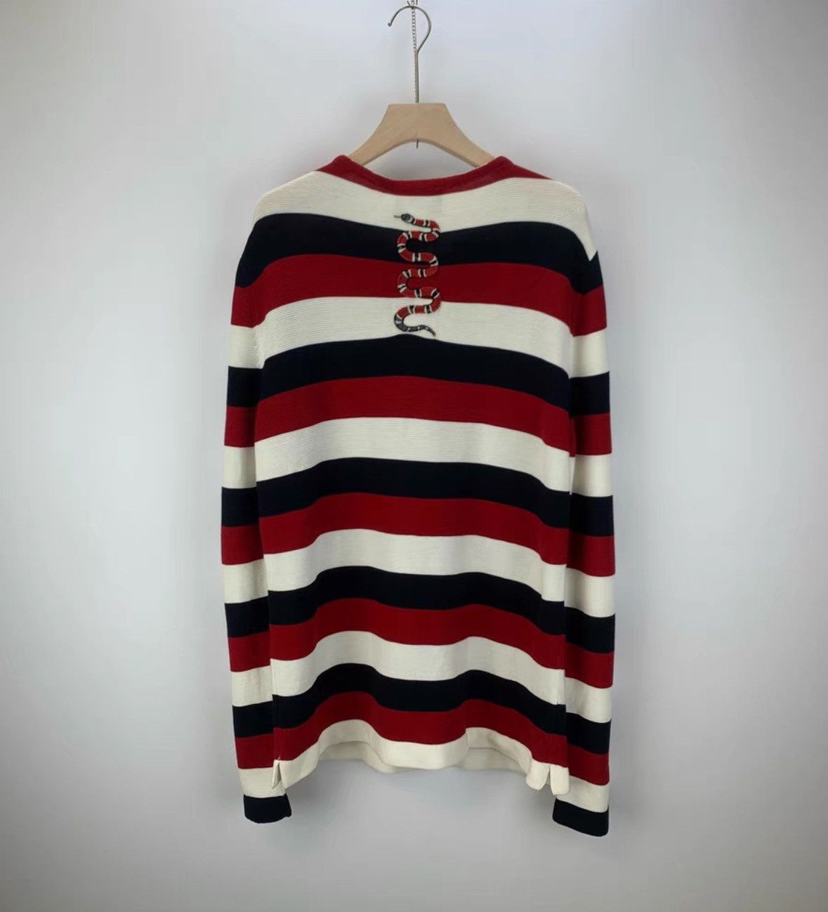 Gucci Gucci Gucci Striped Knit Sweater for Casual Style -2506 Size US XXL / EU 58 / 5 - 2 Thumbnail