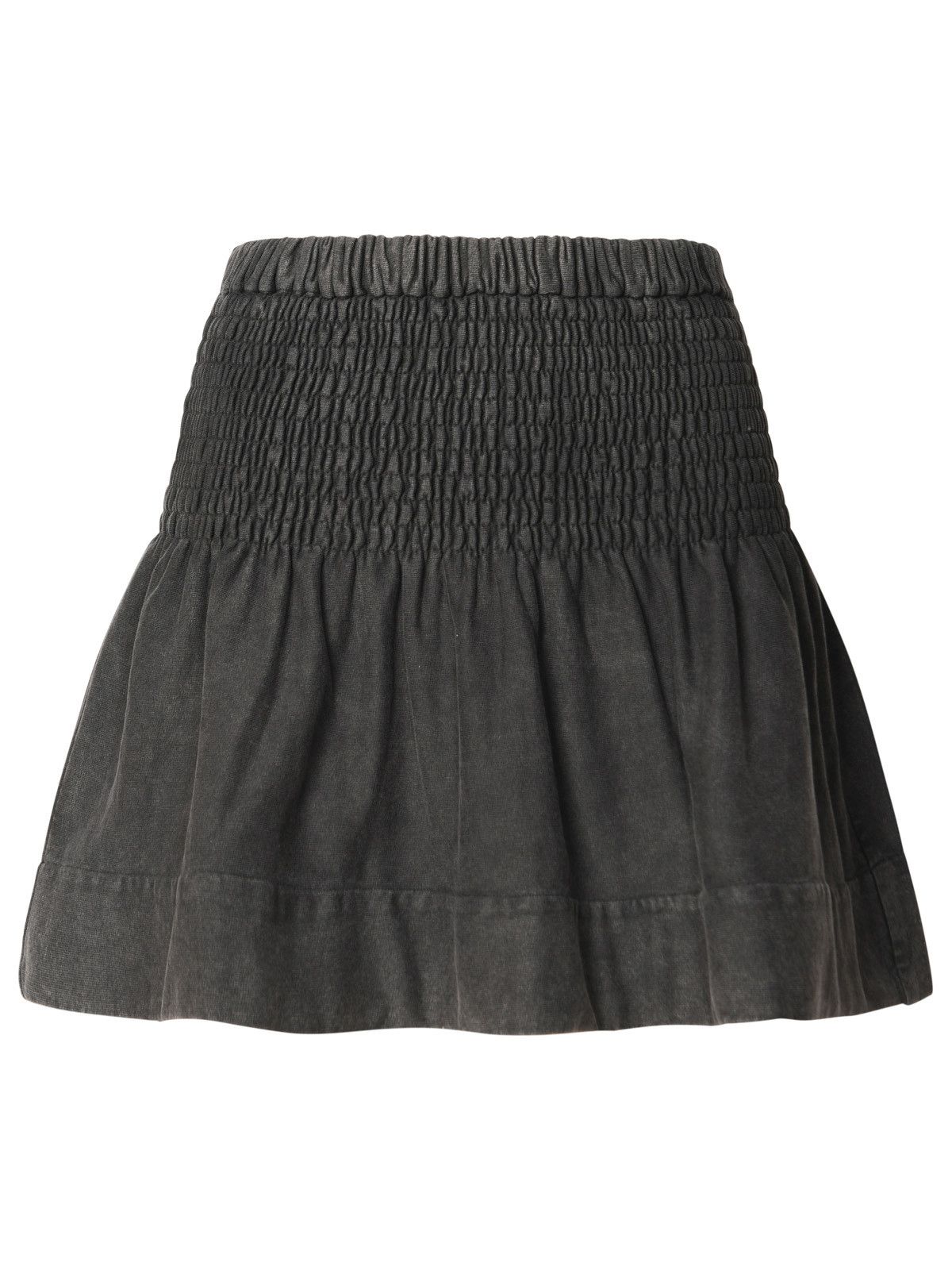 image of Isabel Marant Etoile 'pacifica' Grey Cotton Skirt in Black, Women's (Size 30)