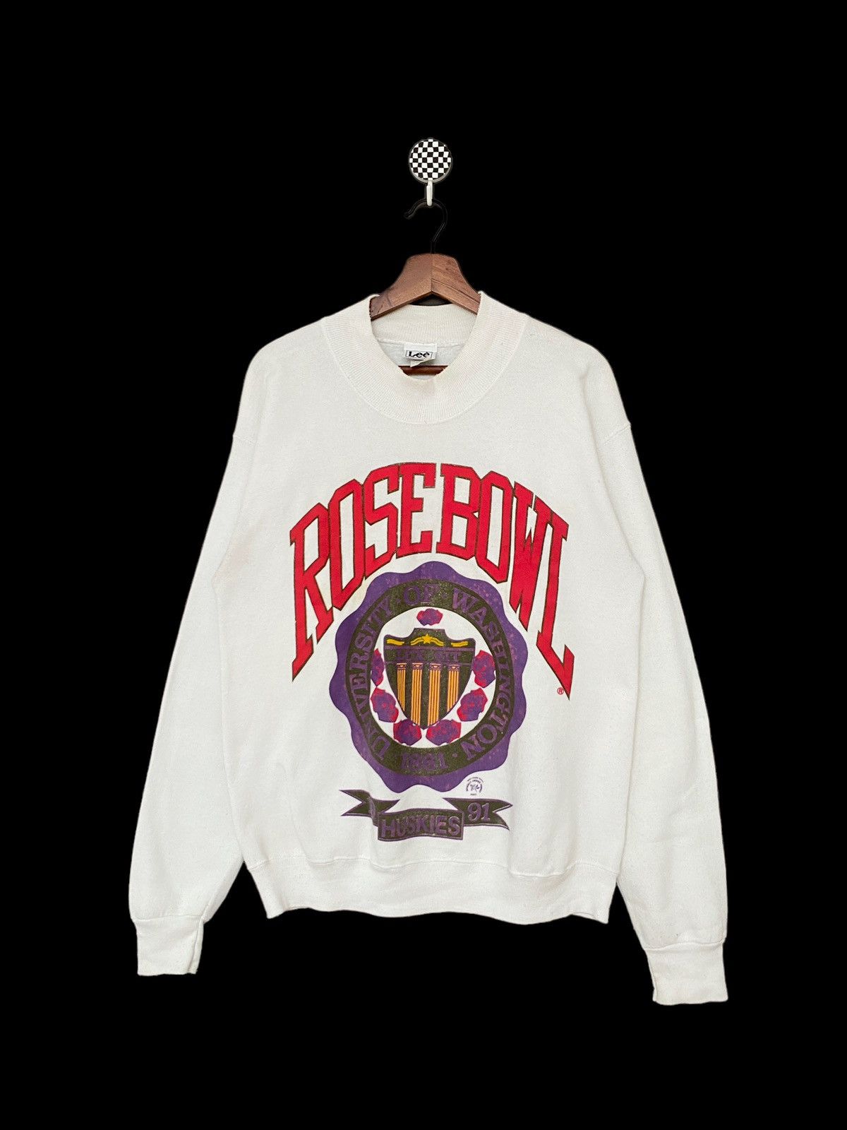 Lee Vintage Japanese Brand Lee Sweatshirt 1990s Size US L / EU 52-54 / 3 - 1 Thumbnail