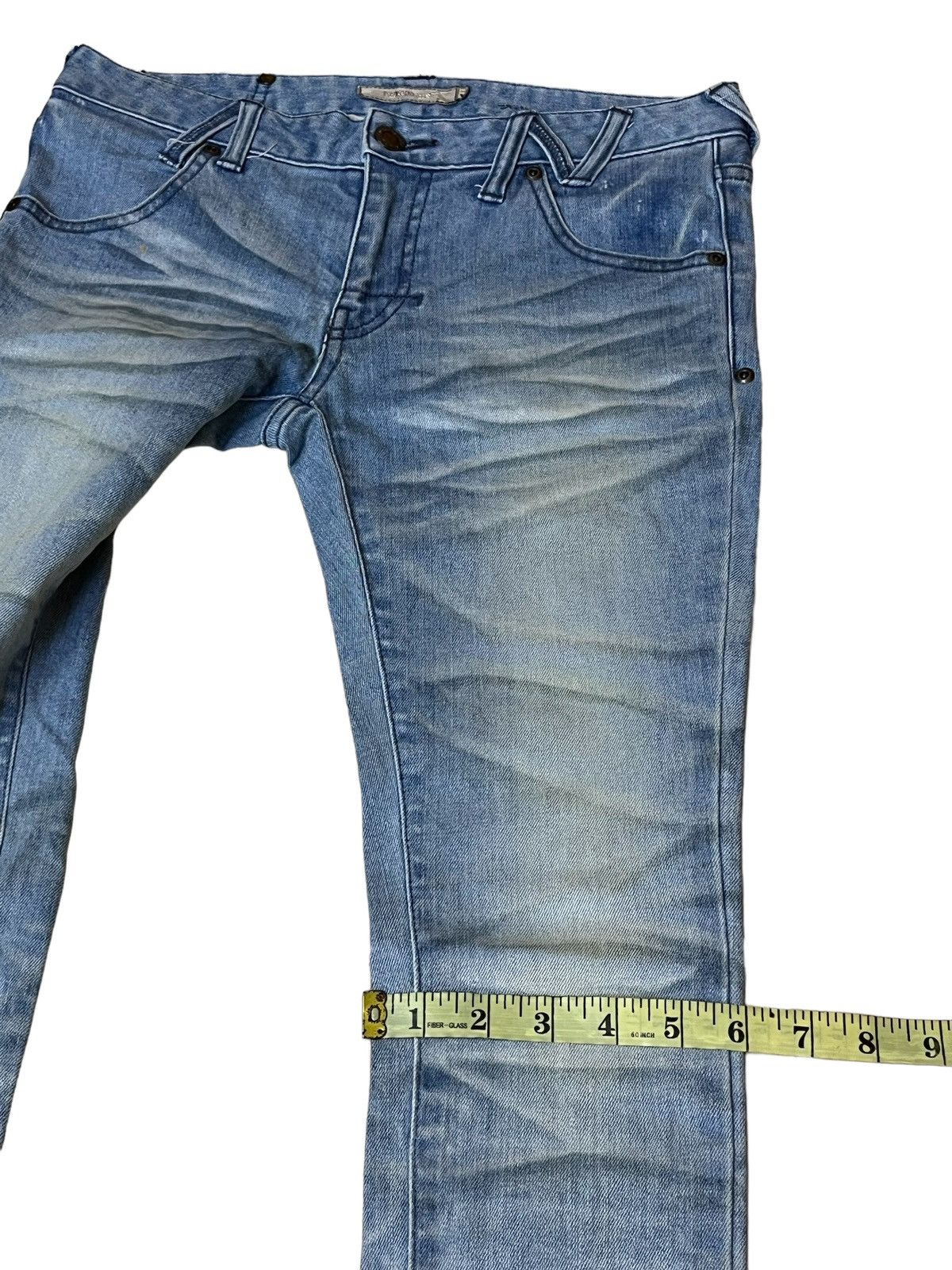 Tornado Mart VINTAGE TORNADO MART STRETCH COTTON SKINNY FADE JEANS Size US 30 / EU 46 - 14 Thumbnail