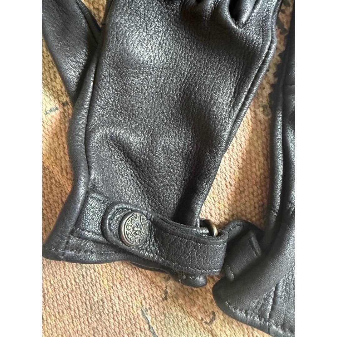 Chrome Hearts CH Leather Gloves Size ONE SIZE - 3 Thumbnail