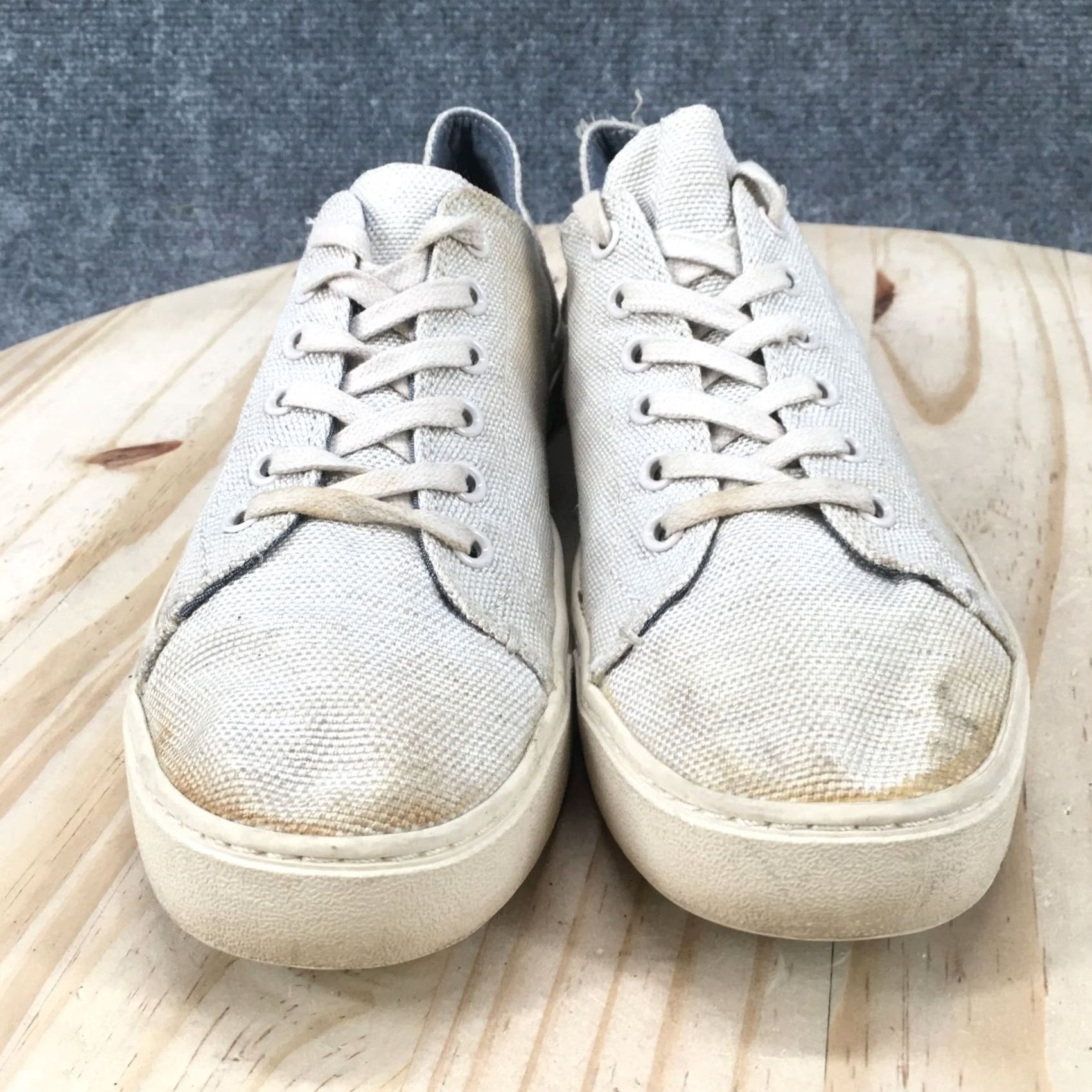 Toms TOMS Womens Lenox Low Top Lace Up Sneakers White Fabric Casual Shoes Size 9 Amazon Shoes Womens Sneaker Comfort Casual Size M / US 6-8 / IT 42-44 - 7 Thumbnail