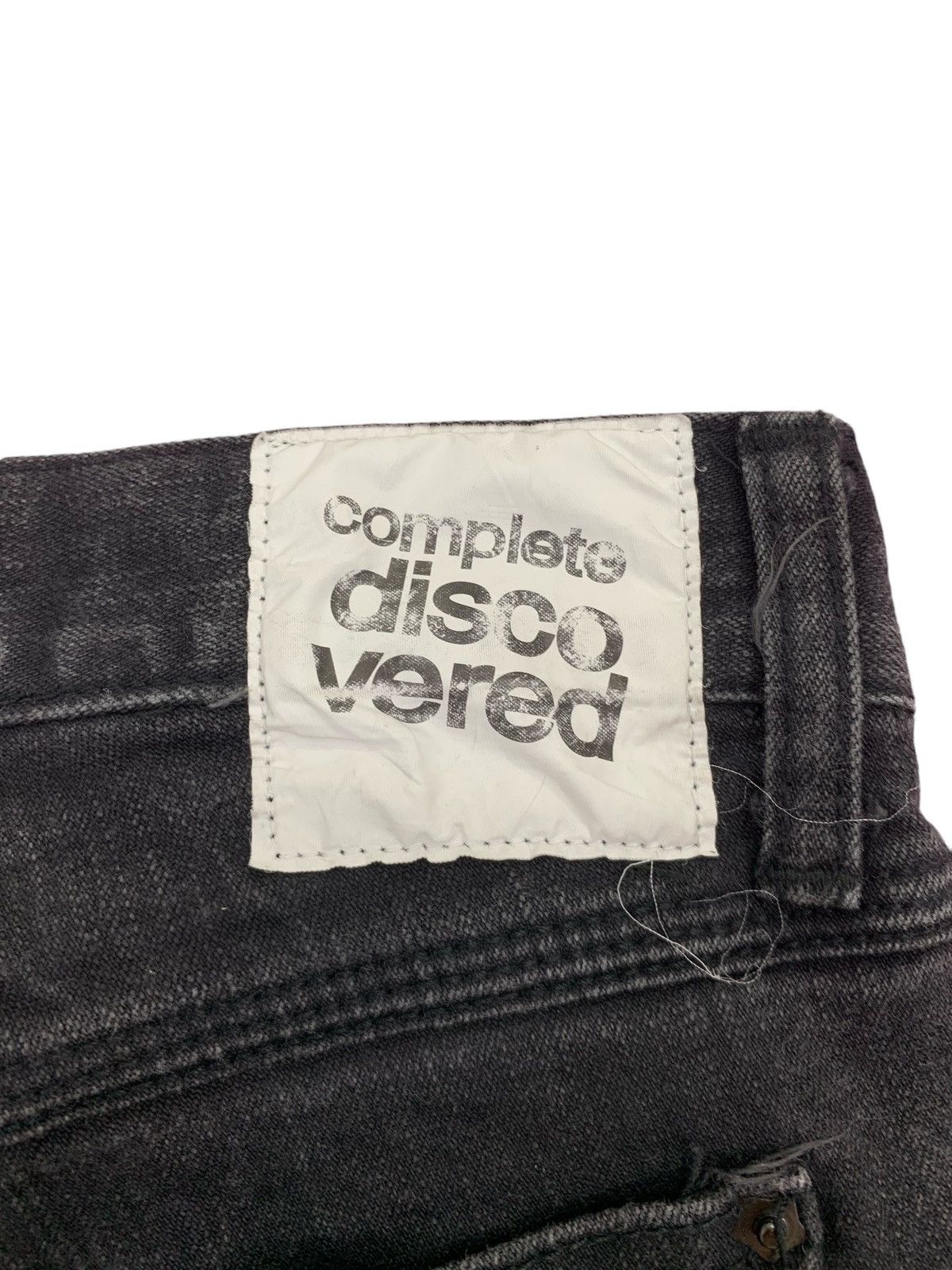 DISCOVERED × Japanese Brand Discovered Japanese Skinny Distressed Denim Pants (AD27) Size 29" - 13 Thumbnail