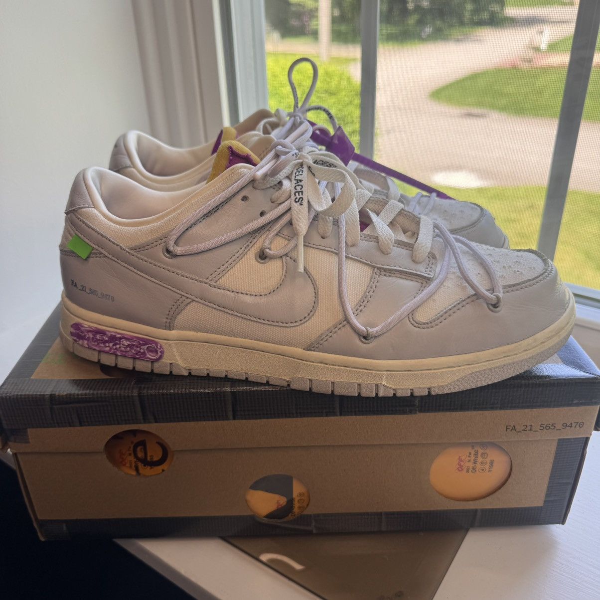 Off-White Nike Dunk Low Off-White Lot 3 Size US 11 / EU 44 - 1 Thumbnail