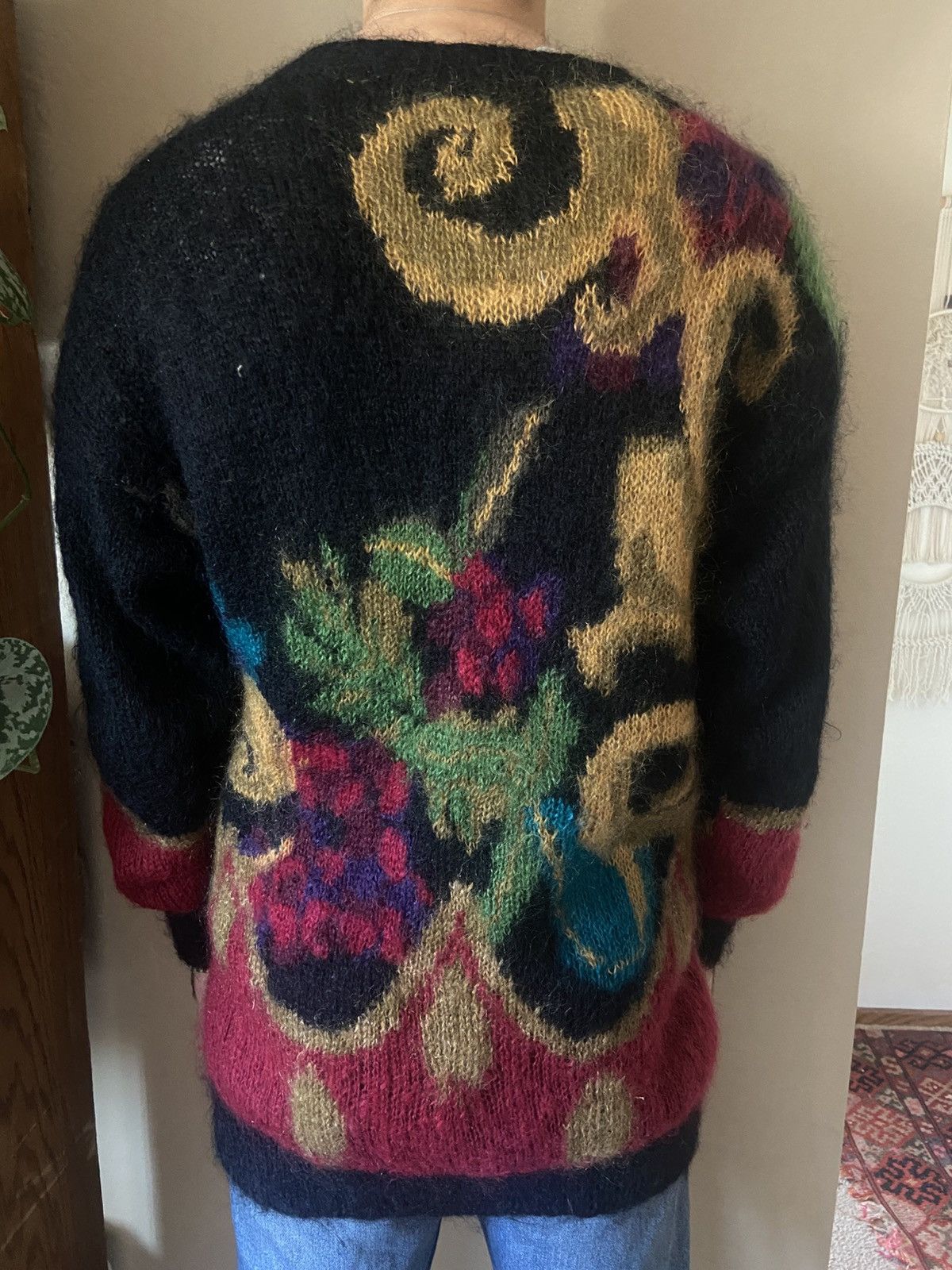 Vintage Vintage Mohair/Acrylic Cardigan Size US L / EU 52-54 / 3 - 3 Thumbnail