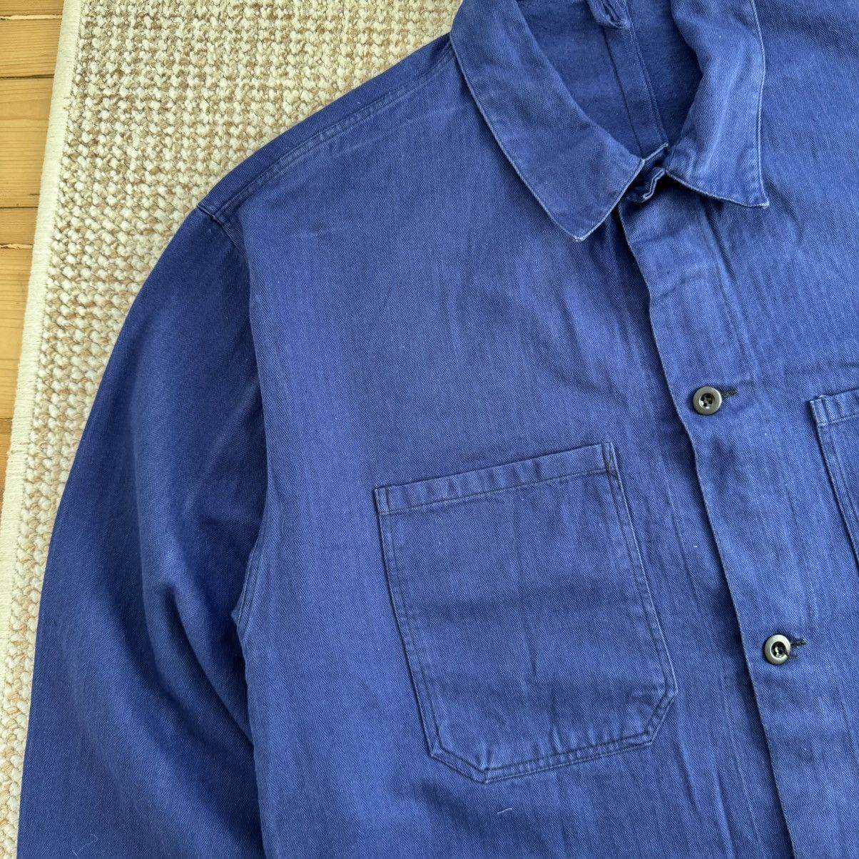 Le Laboureur Vintage herringbone hbt sanfor french workwear jacket Size US XL / EU 56 / 4 - 4 Thumbnail