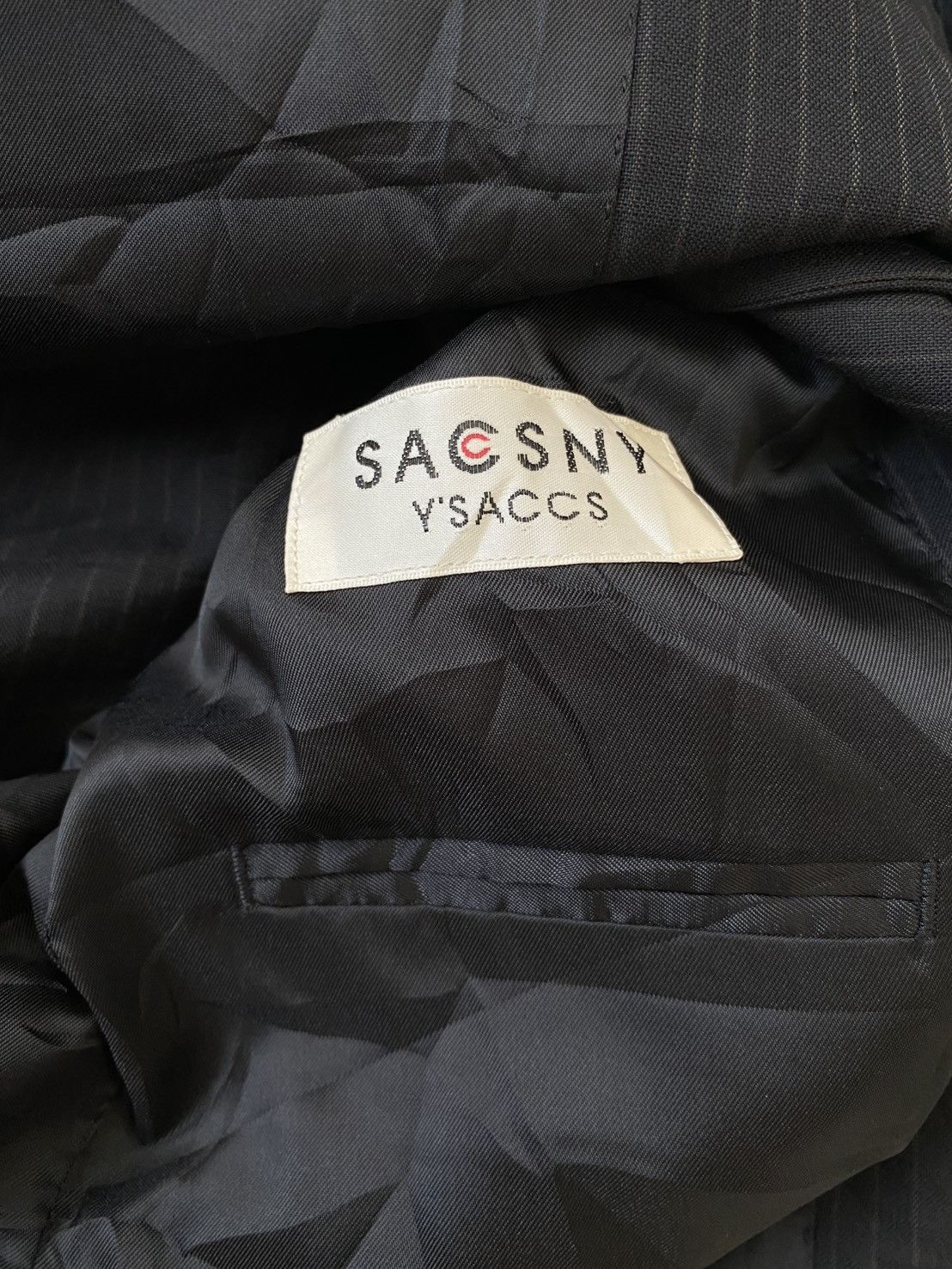 Yohji Yamamoto Yohji Yamamoto Sacsny Y’Saccs Blazer Size 42R - 4 Thumbnail