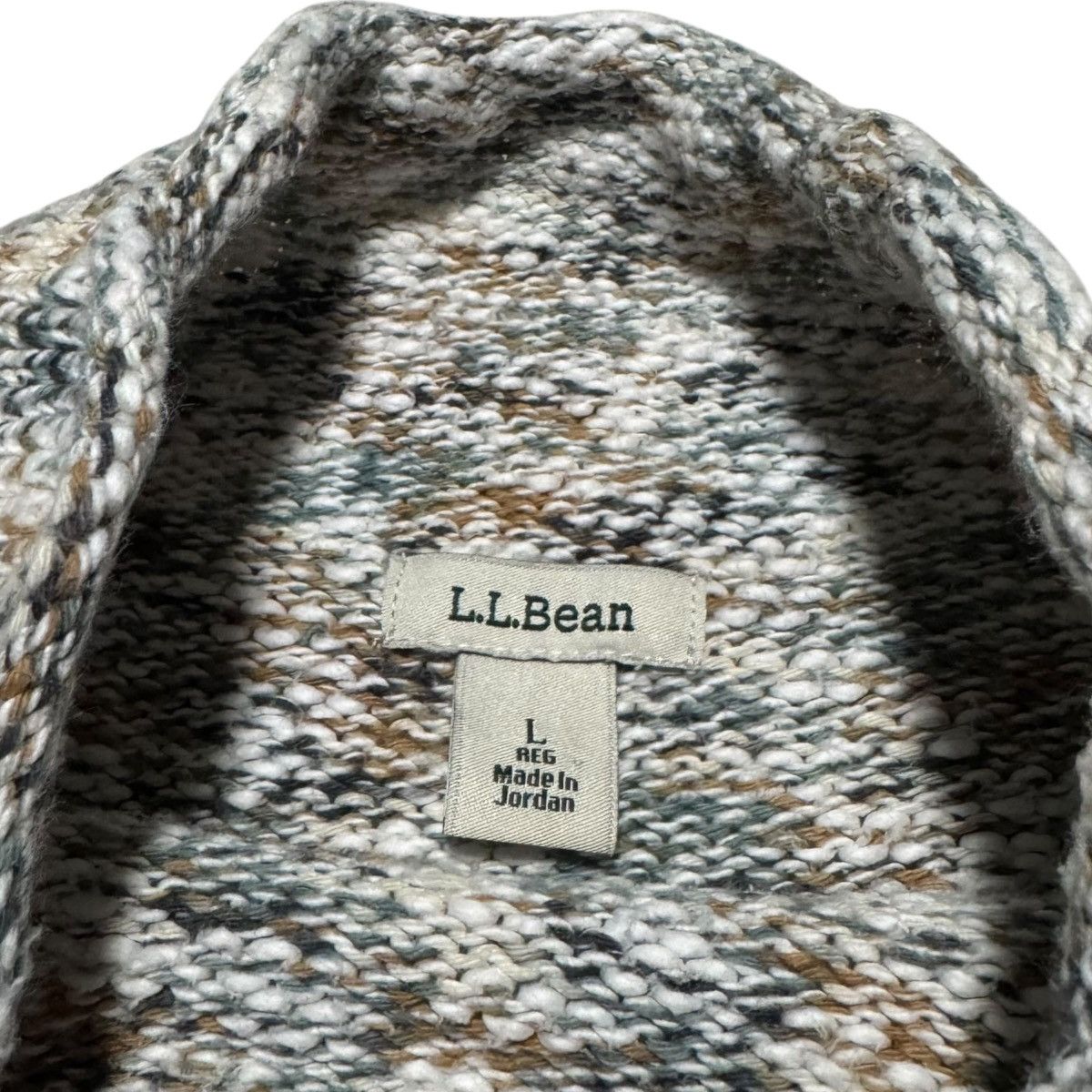 L.L. Bean L.L. Bean Cotton Mock Neck Sweater Women's Large Regular Size L / US 10 / IT 46 - 4 Thumbnail