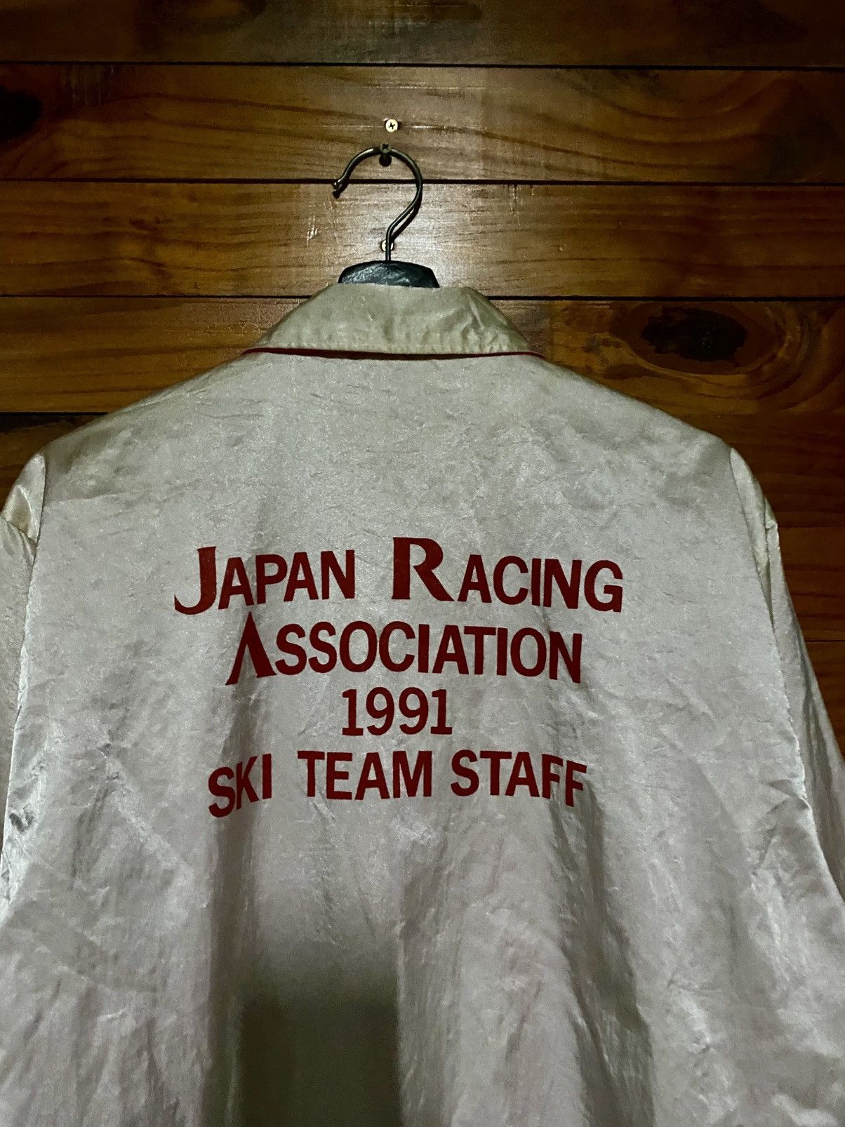 Vintage Vintage Japan Racing Association Horseman Reversible Satin Size US M / EU 48-50 / 2 - 13 Thumbnail