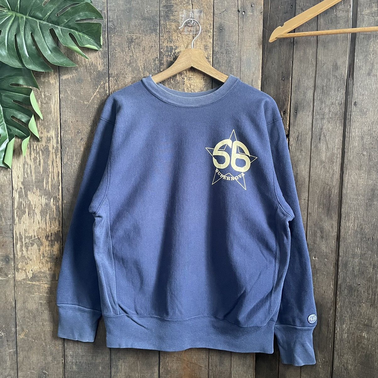 Vintage Vintage 56 Supernova Reverse Weave Crewneck Size US L / EU 52-54 / 3 - 1 Thumbnail