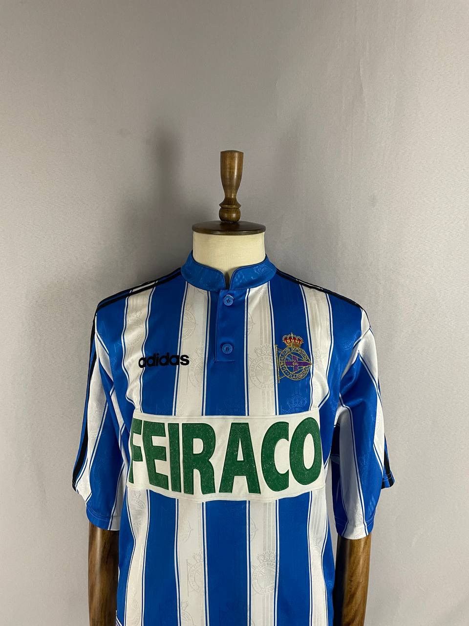 Adidas Adidas Vintage T Shirt Deportivo La Coruna 1996 Football Size US XL / EU 56 / 4 - 2 Thumbnail