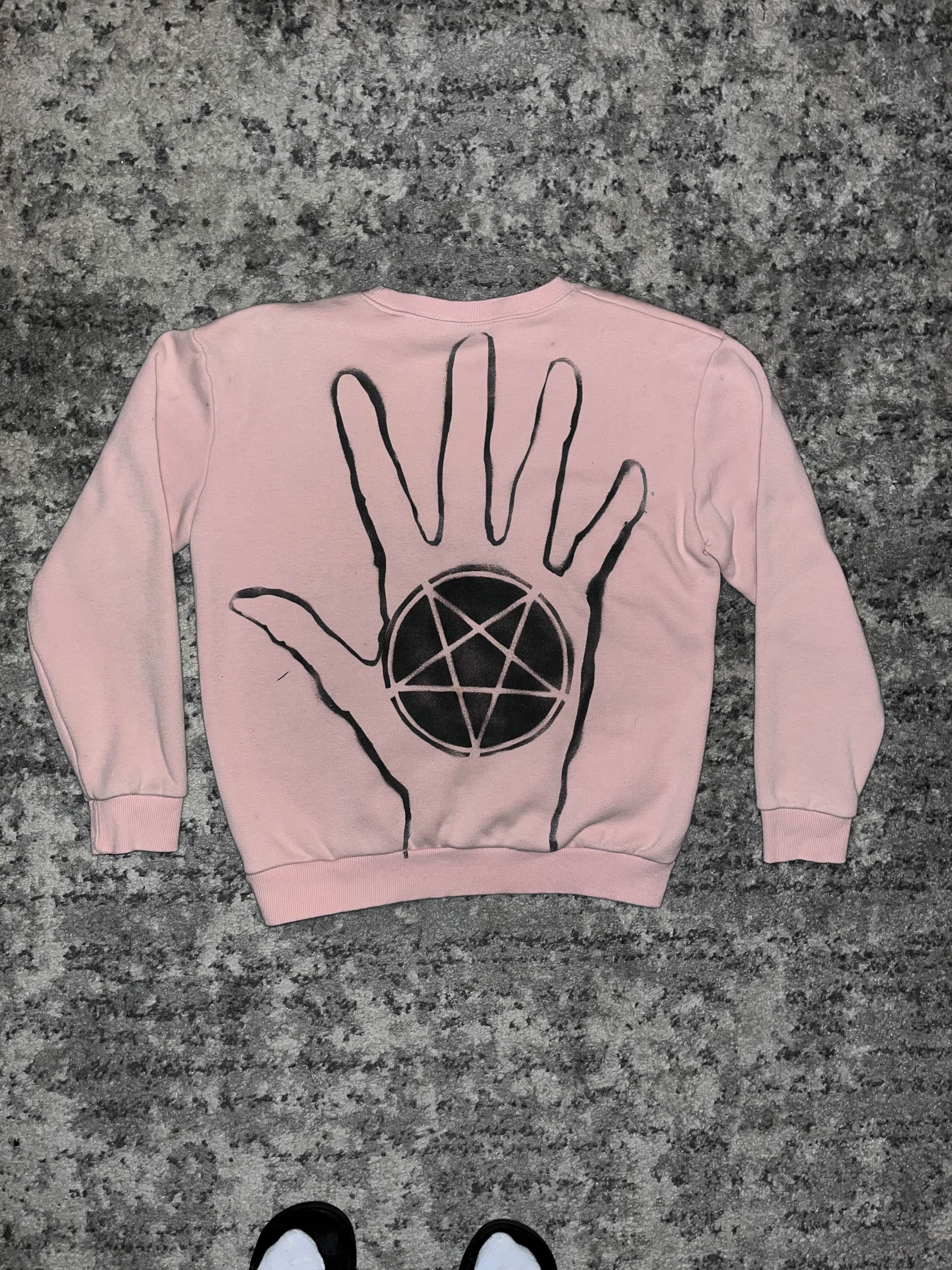 Stussy Custom Night Stalker Stussy Pink Sweatshirt Size US S / EU 44-46 / 1 - 2 Thumbnail