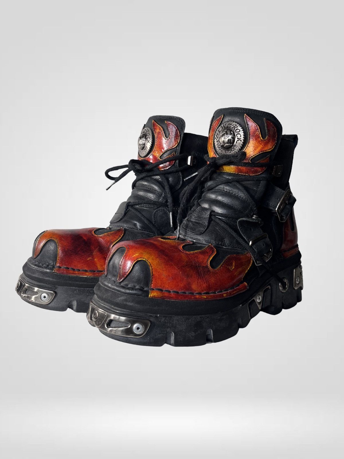 New Rock New Rock Jaded London Scythe Tower Boots | Grailed