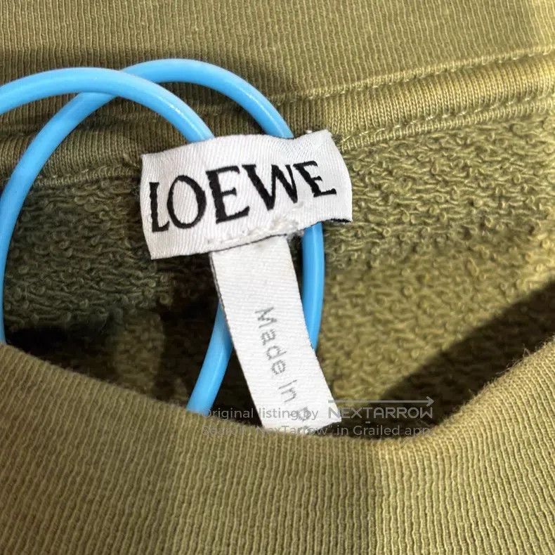 Loewe Loewe Green Printed Sweatshirt Size XS / US 0-2 / IT 36-38 - 3 Thumbnail
