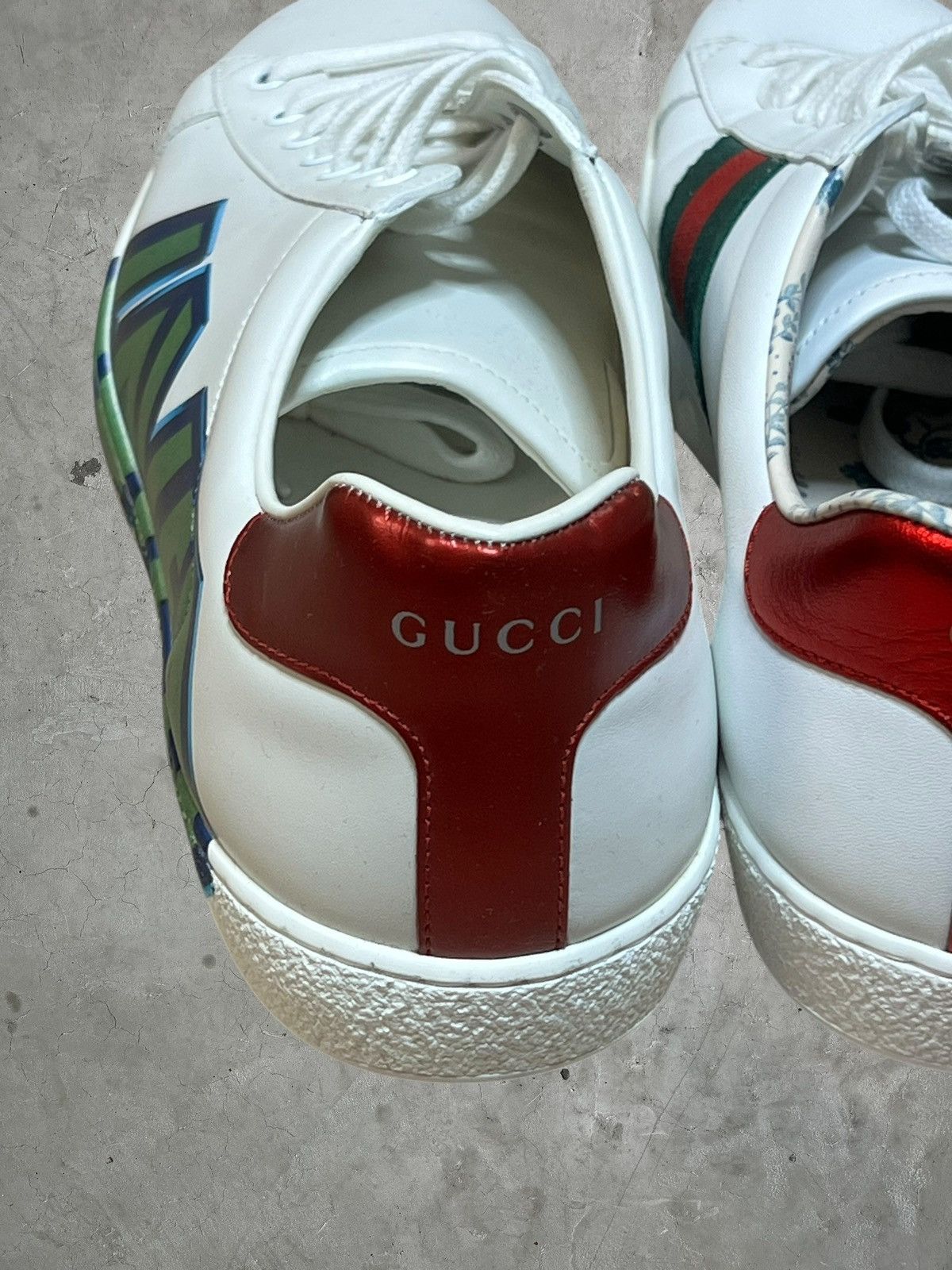 Gucci Gucci Mismatch Leather Sneakers Size US 12 / EU 45 - 7 Thumbnail