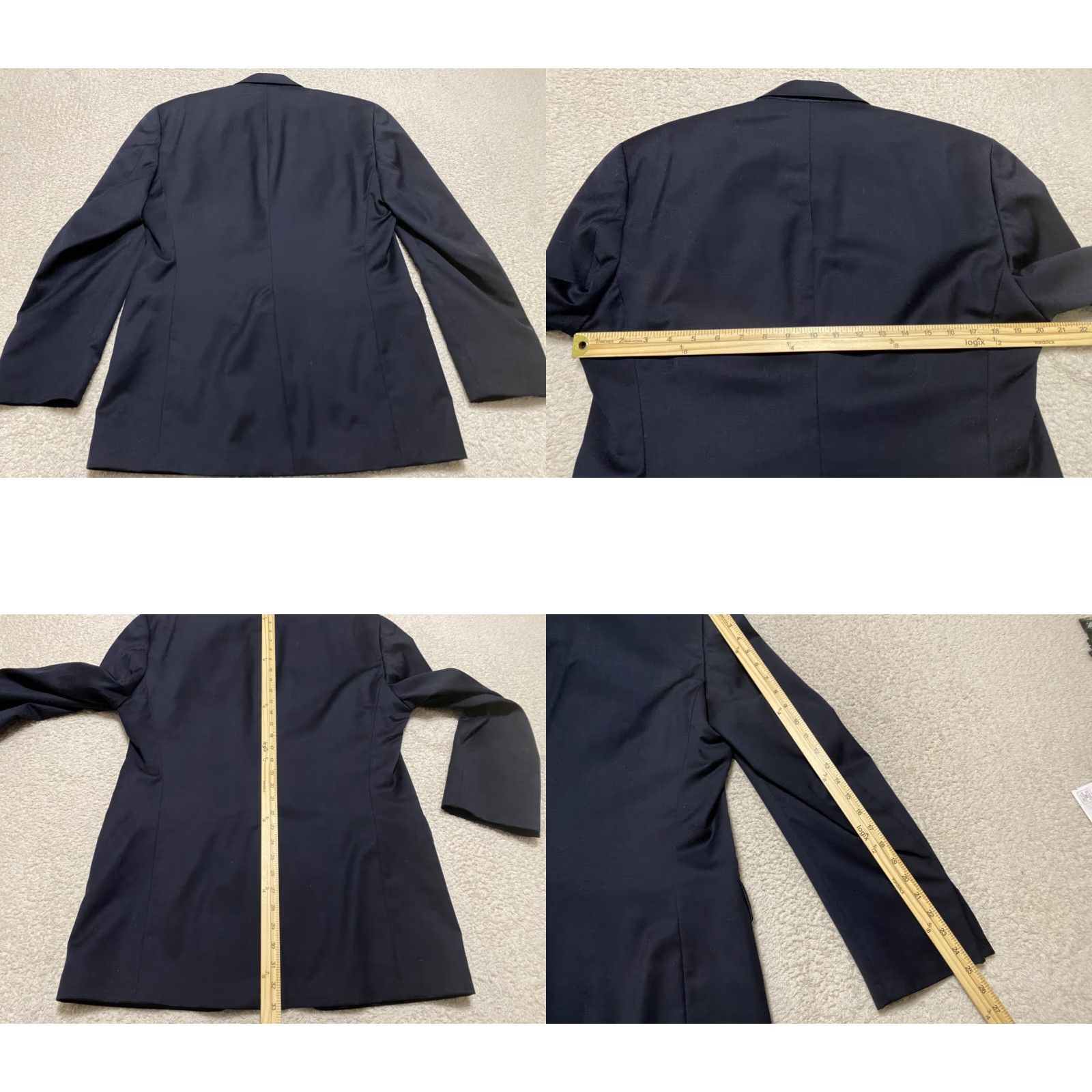 Chaps Chaps Ralph Lauren Blazer Mens 40 Wool Solid Blue 2 Button Long Sleeve Jacket Regular 100% Wool Size US L / EU 52-54 / 3 - 8 Thumbnail