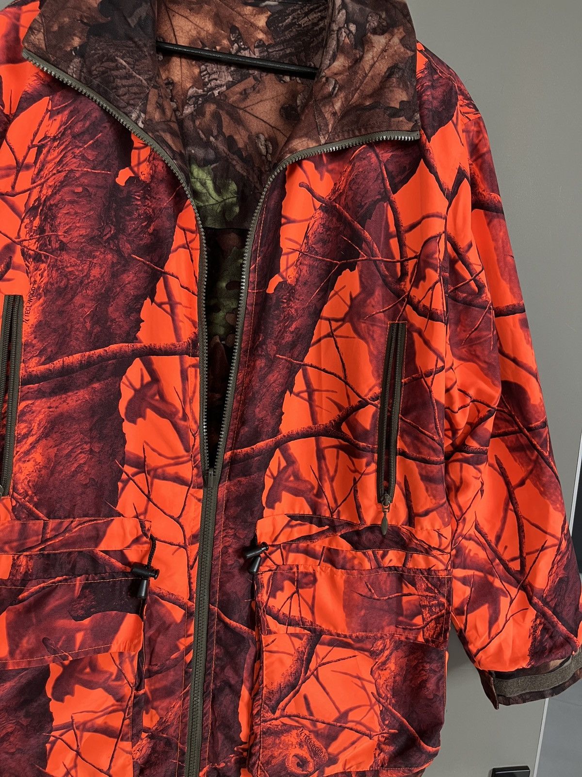 Hunter Duck Valley Reversible Leaves Camo Hunting Duck-Tex Jacket Size US M / EU 48-50 / 2 - 12 Thumbnail