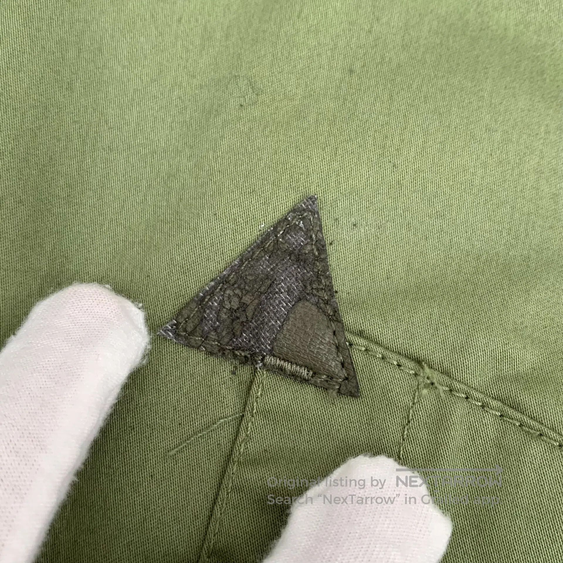 Other Oil Cake Military Green Cotton Hooded Drawstring Single-Br Size US M / EU 48-50 / 2 - 7 Thumbnail