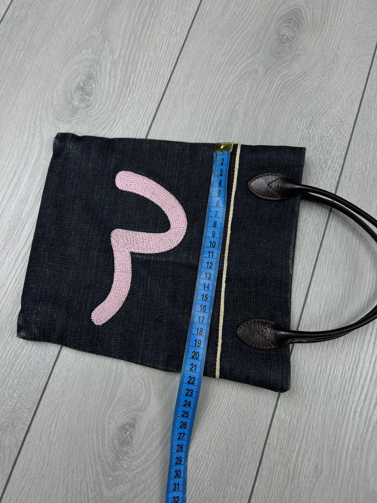 Evisu × Vintage Evisu Vintage denim handle bag Size ONE SIZE - 7 Thumbnail