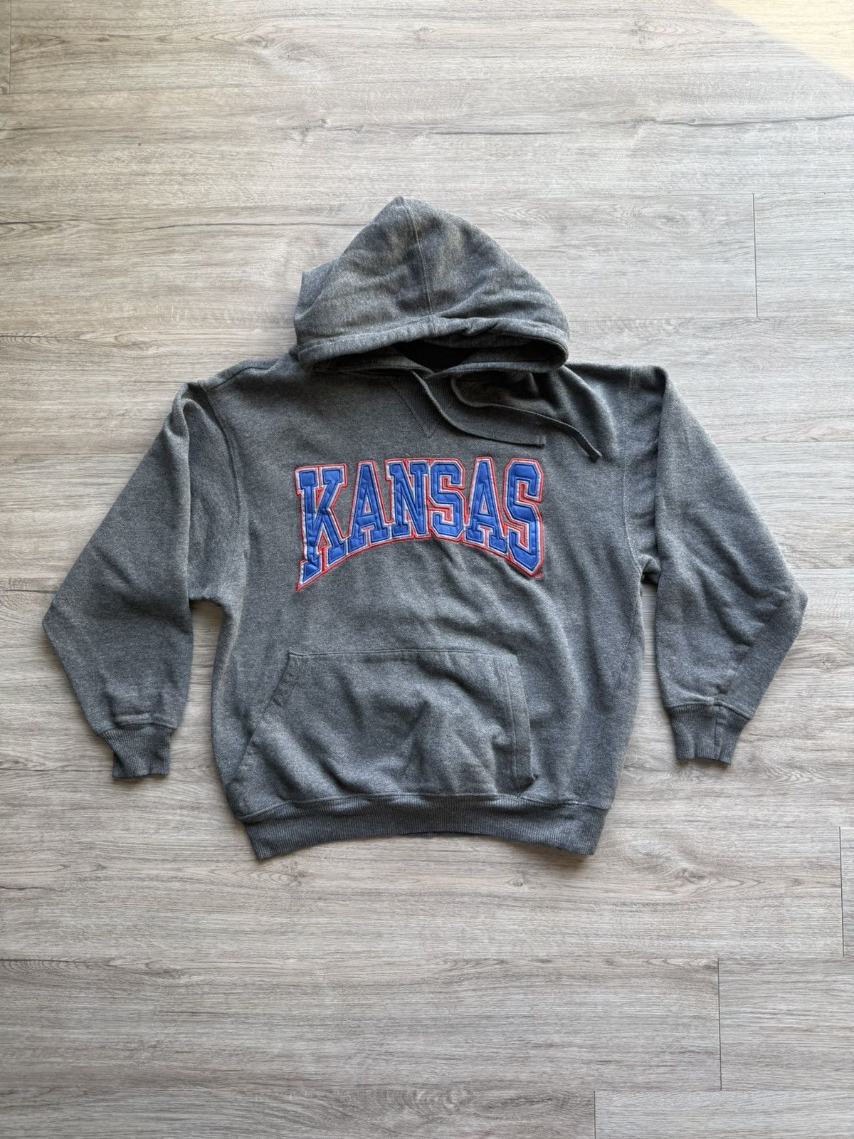Vintage Vintage College Hoodie, Kansas Jayhawks Size US M / EU 48-50 / 2 - 1 Thumbnail