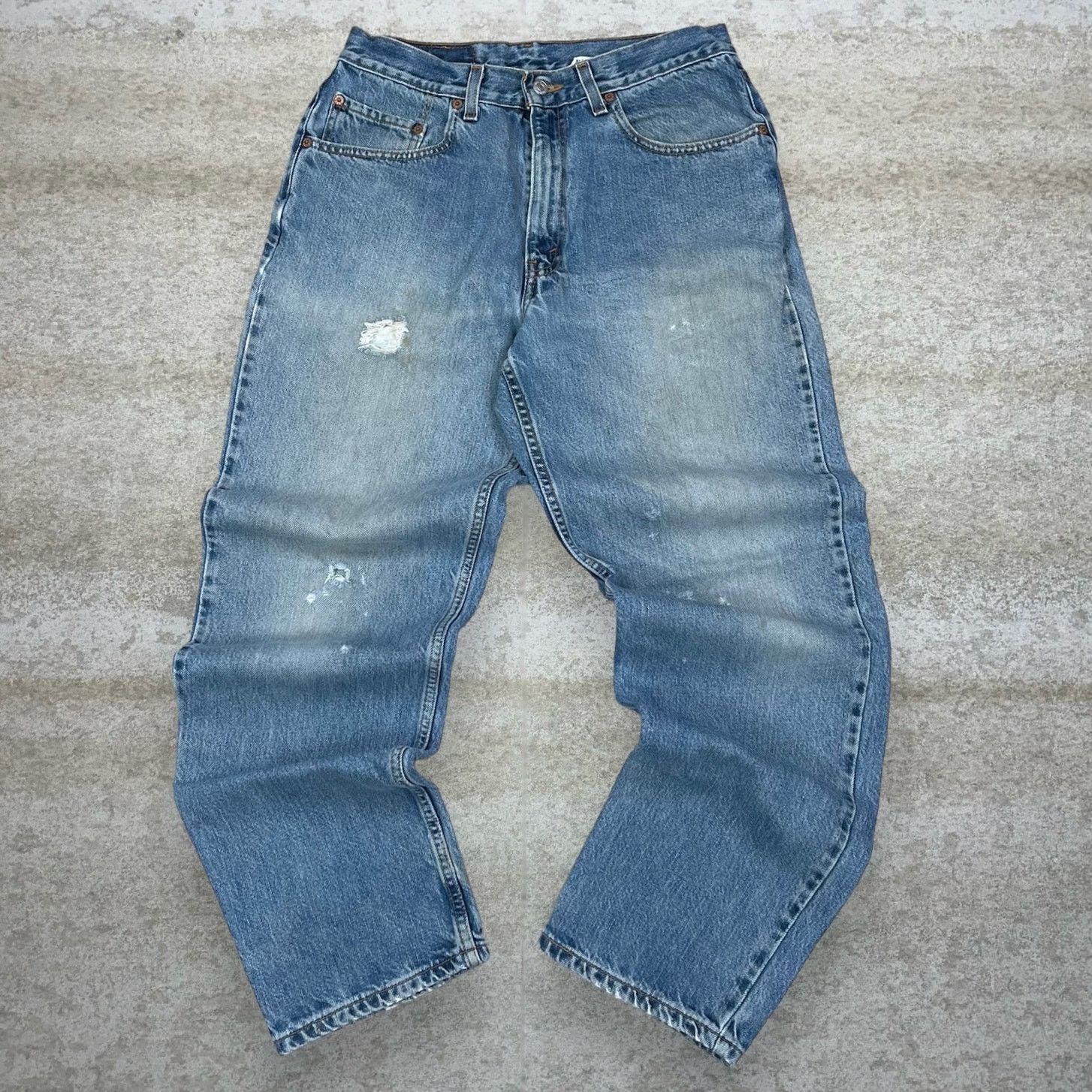 Levi's Vintage 90s Levis Jeans 550 34x32 Relaxed Fit Medium Wash Size US 34 / EU 50 - 2 Thumbnail