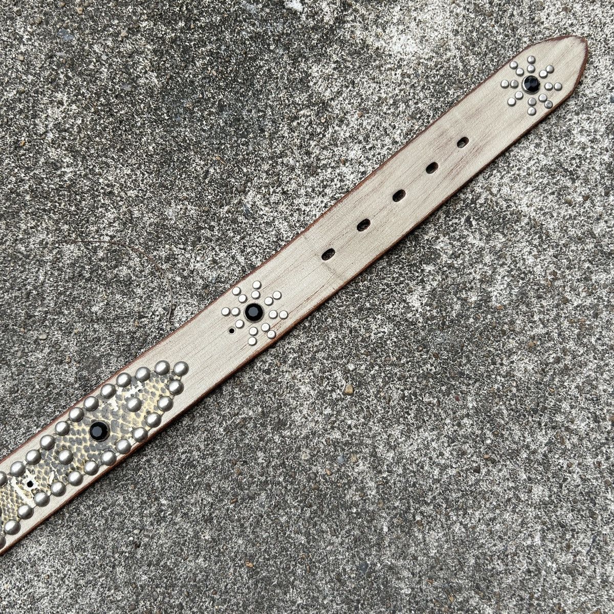 Kapital Vintage studded leather belt (Kapital Style) Size ONE SIZE - 11 Thumbnail