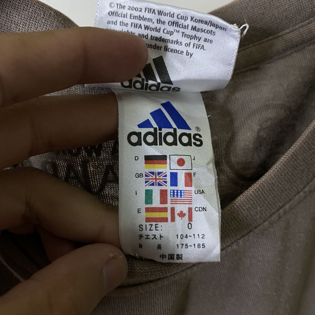 Adidas Vintage 2002 Adidas Fifa World Cup Countdown T Shirt Size US XL / EU 56 / 4 - 5 Thumbnail