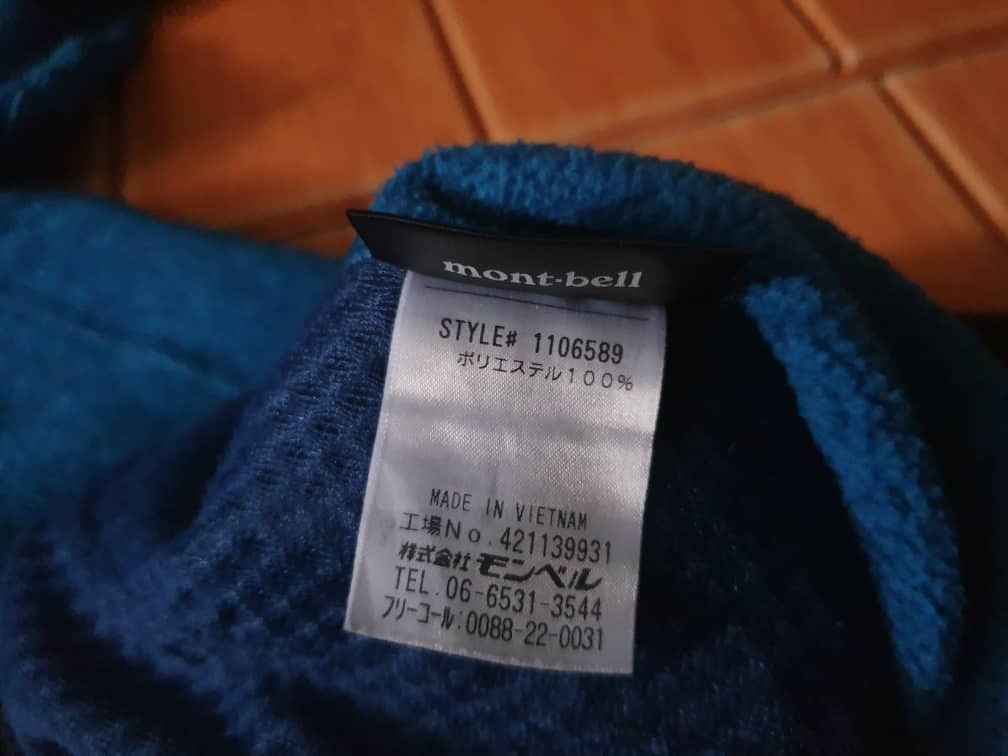 Montbell Montbell hiking teal blue hoodie Sweater Size M / US 6-8 / IT 42-44 - 4 Thumbnail