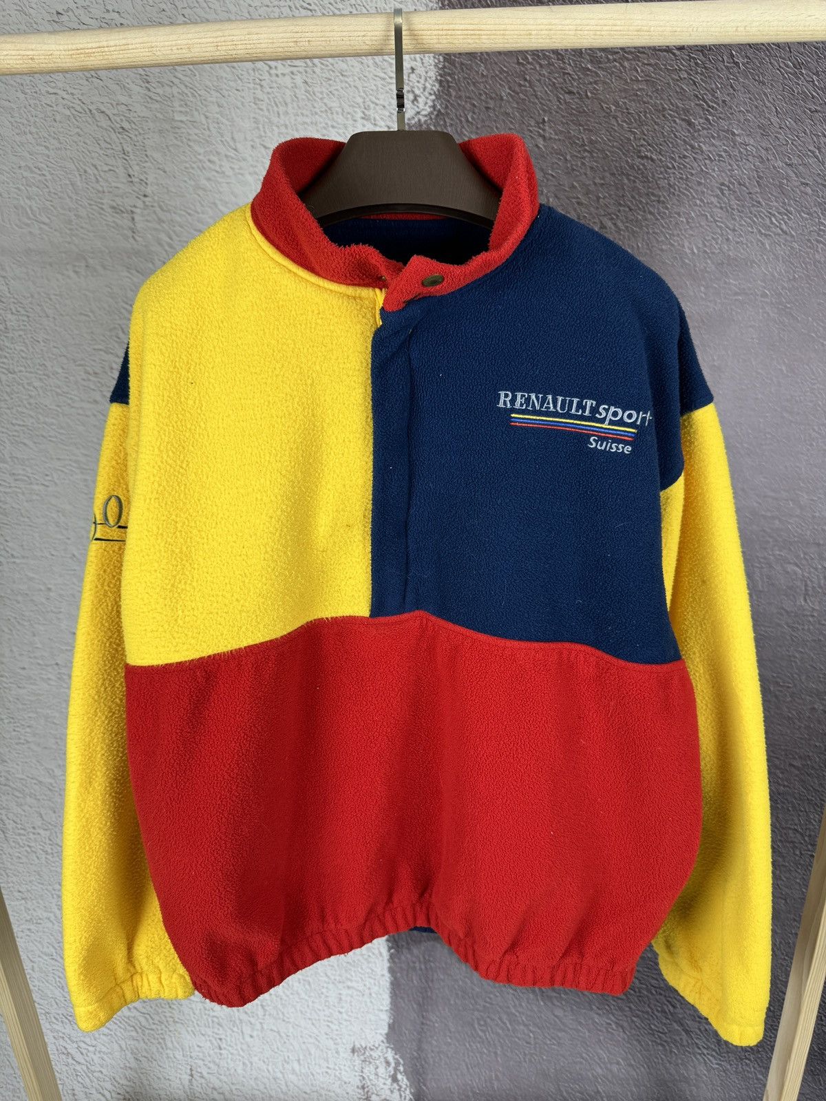 Formula 1 Stand 21 vintage Renault Sport Suisse racing snap T fleece Size US XL / EU 56 / 4 - 3 Thumbnail