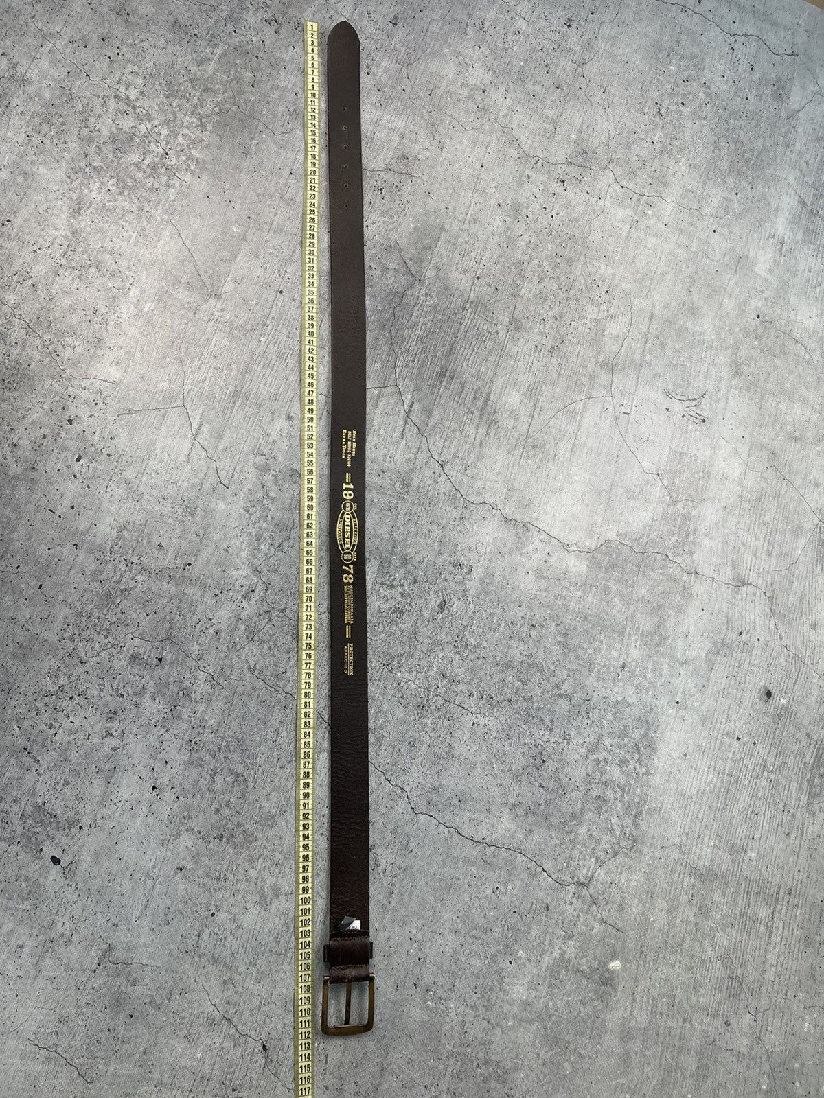 Diesel Vintage Diesel Leather Belt 90s Y2K Avant-Garde 112cm Size ONE SIZE - 7 Thumbnail