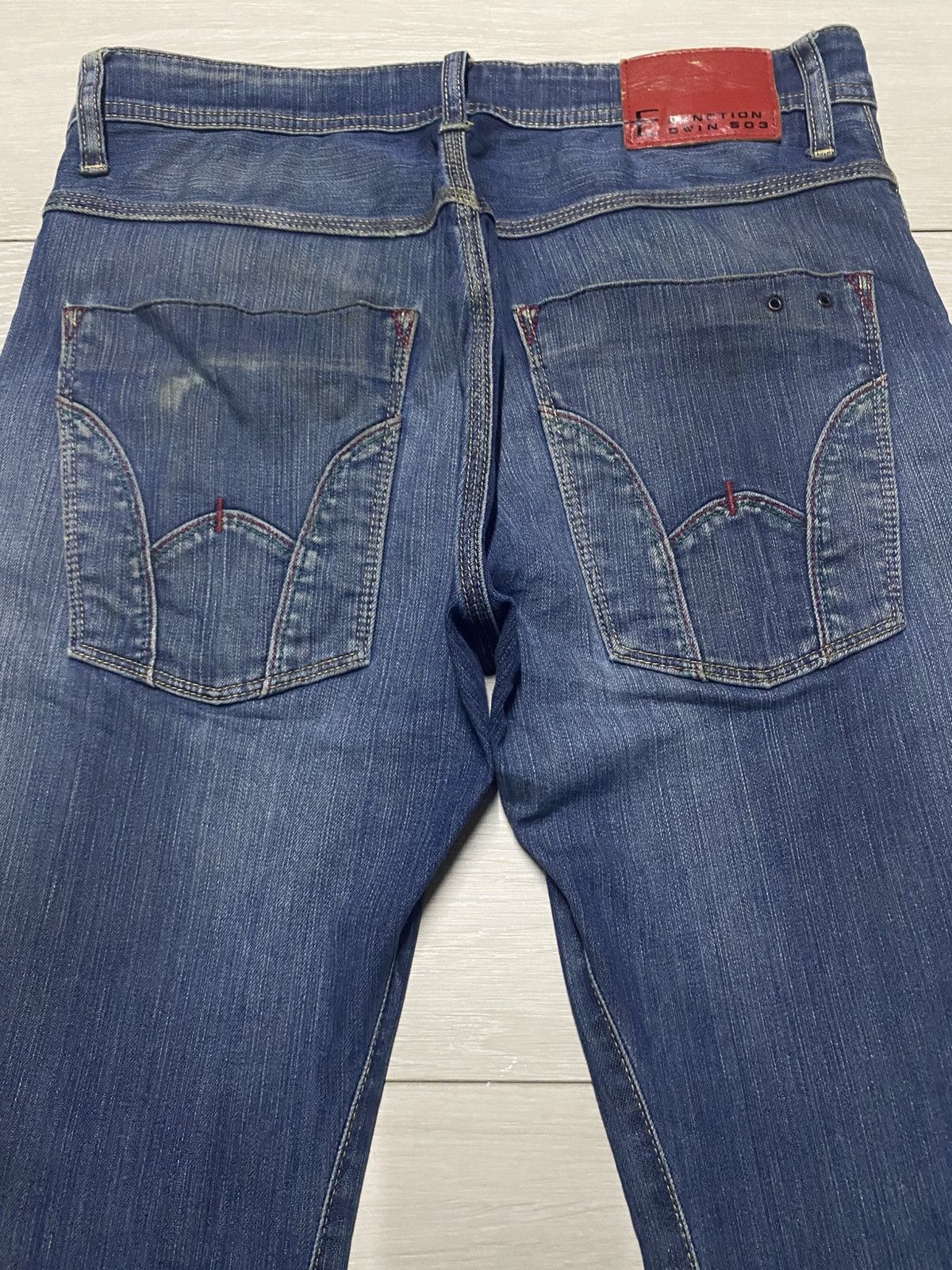 Edwin Vintage Edwin 503 E Function Twist Leg Curve Slim Jeans Size US 32 / EU 48 - 4 Thumbnail
