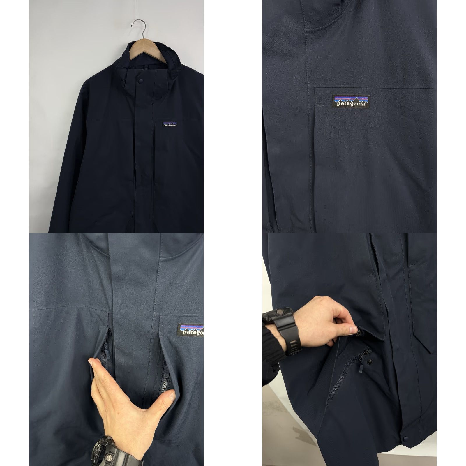 Patagonia Patagonia Parka Jacket H2NO Rain 3-in-1 Puffer Tres 3-in-1 Parka Jacket Size L Mens Dark Blue न Size US L / EU 52-54 / 3 - 8 Thumbnail