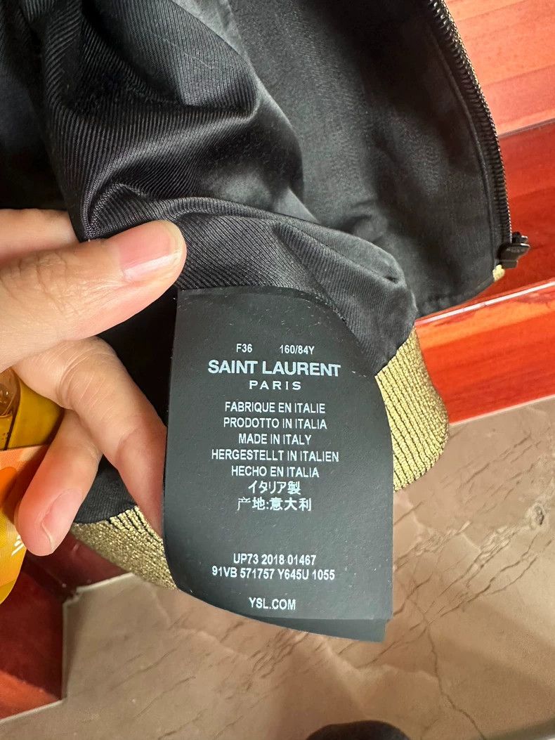Yves Saint Laurent Saint Laurent Gold Show Jacket 2502-Nextarrow Size XS / US 0-2 / IT 36-38 - 2 Thumbnail