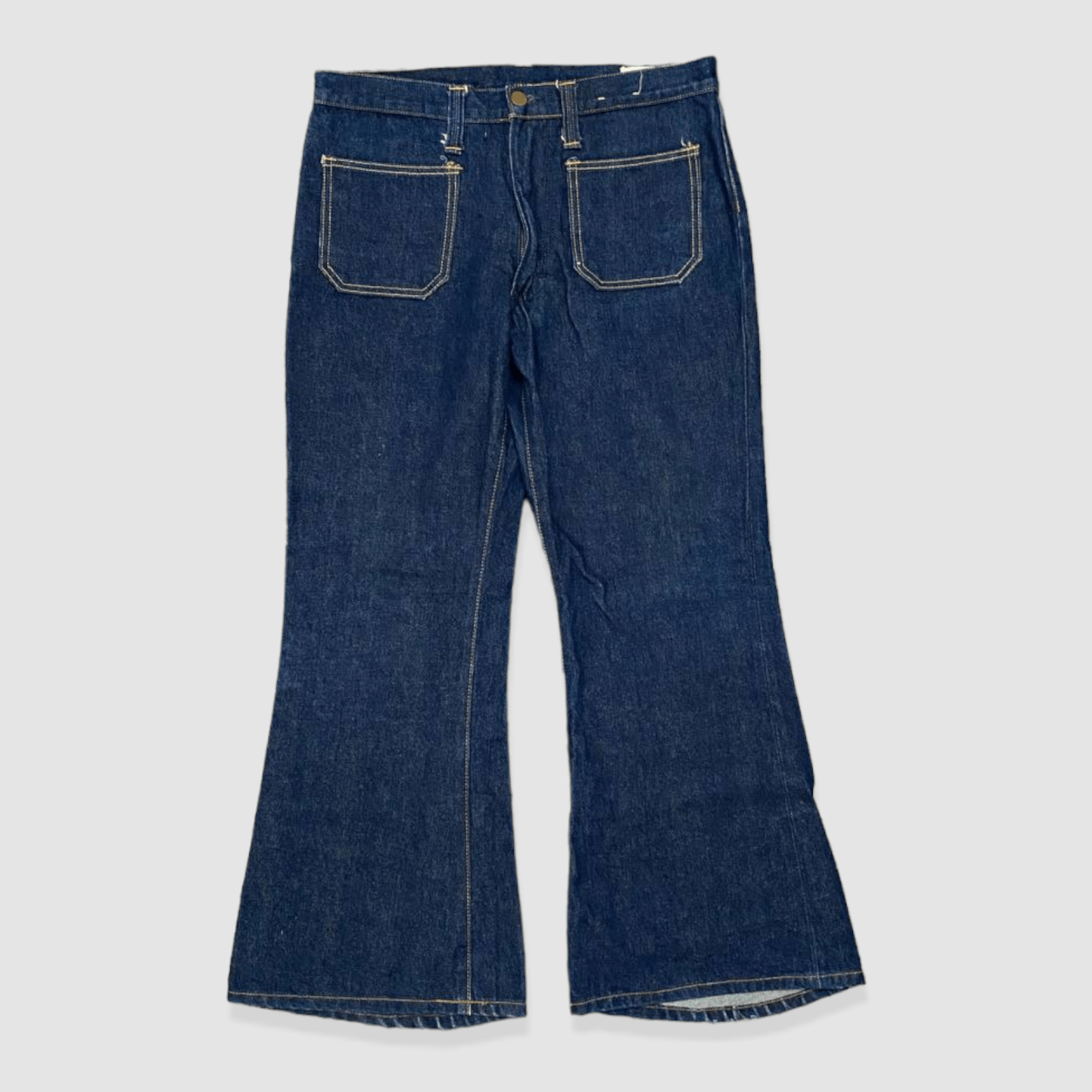 Wrangler Vintage 80s Wrangler Bell Bottom Bootcut Indigo Jeans Size US 31 - 2 Thumbnail
