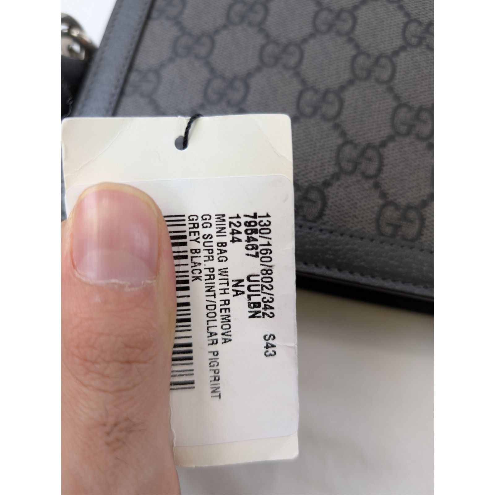 Gucci o1rshd1 DUP / Size: OS / GG Supreme Print/Dollar Mini Bag Size ONE SIZE - 16 Thumbnail