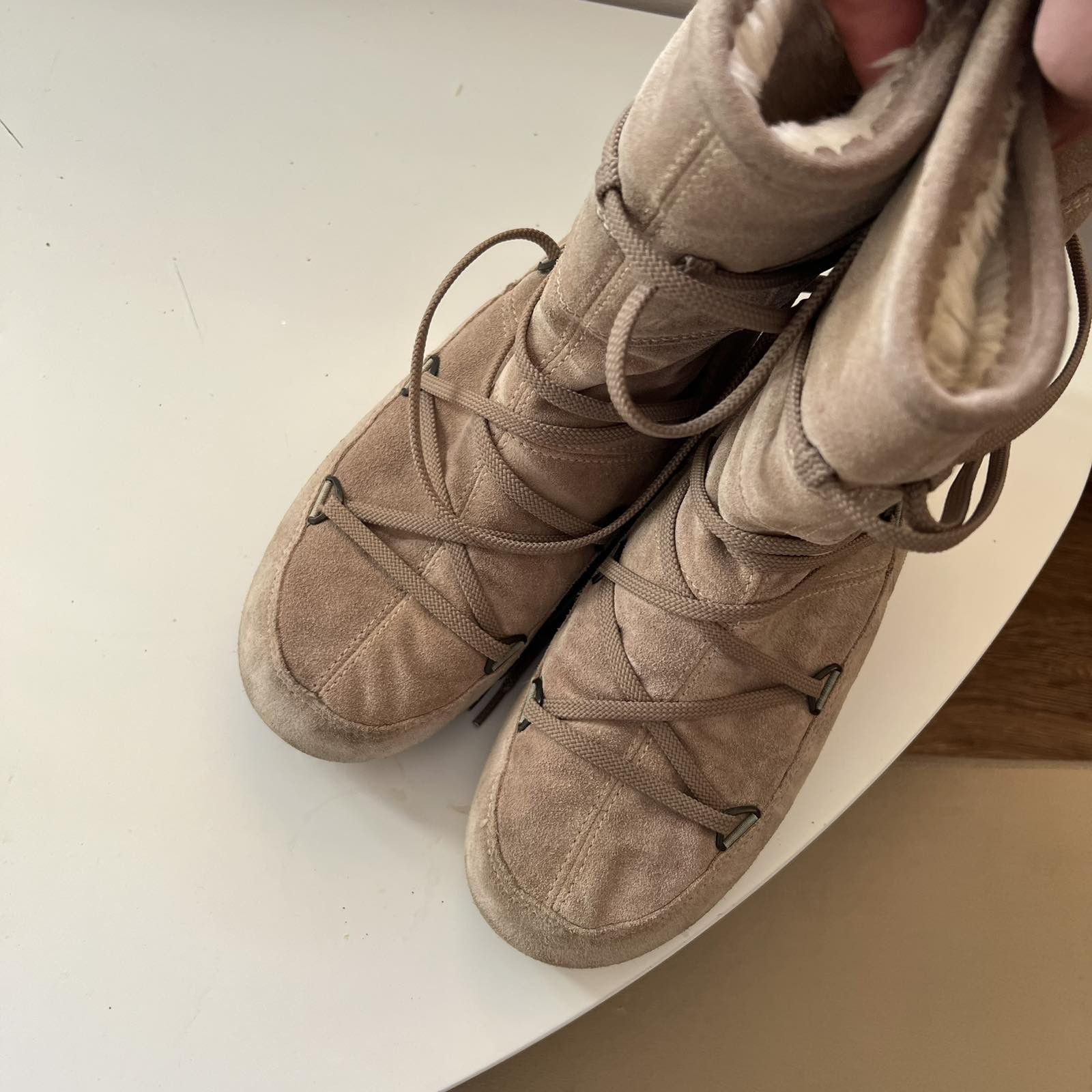 Moon Boot Vintage Tecnica Moon Boot Suede High Tops Sz 39 Size US 9 / IT 39 - 4 Thumbnail
