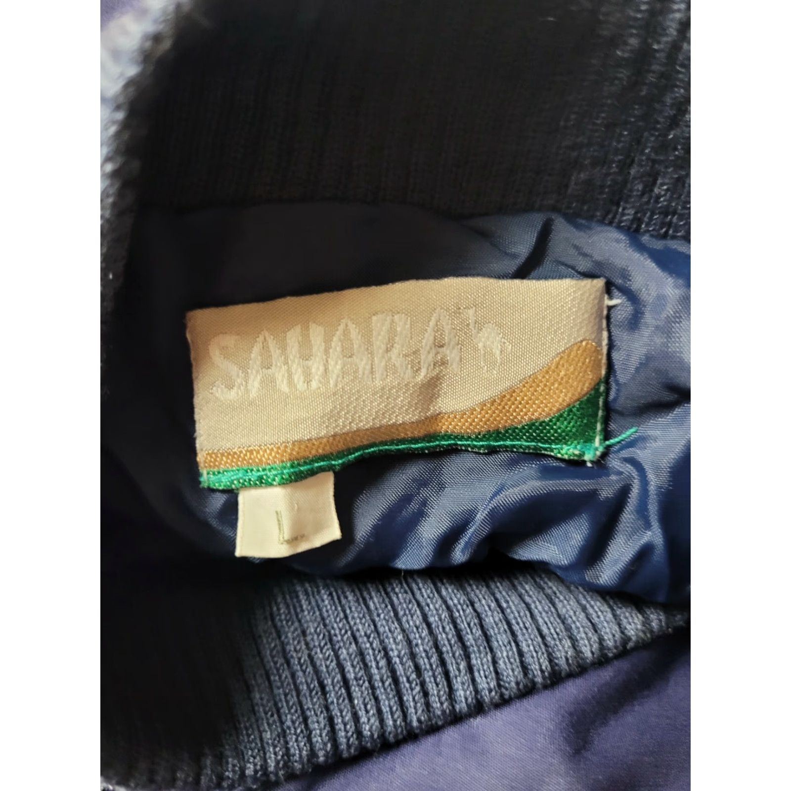 Vintage VTG Sahara Pioneer Windbreaker Jacket Full Zip 80s Blue Large Mens Jacket Size US L / EU 52-54 / 3 - 5 Thumbnail