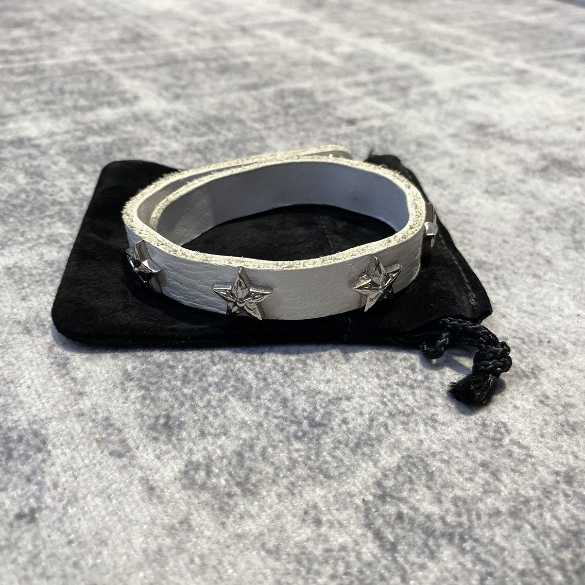 Chrome Hearts Chrome Hearts 2 BTTN/ 2 SNAP Star silver bracelet white Size ONE SIZE - 3 Thumbnail