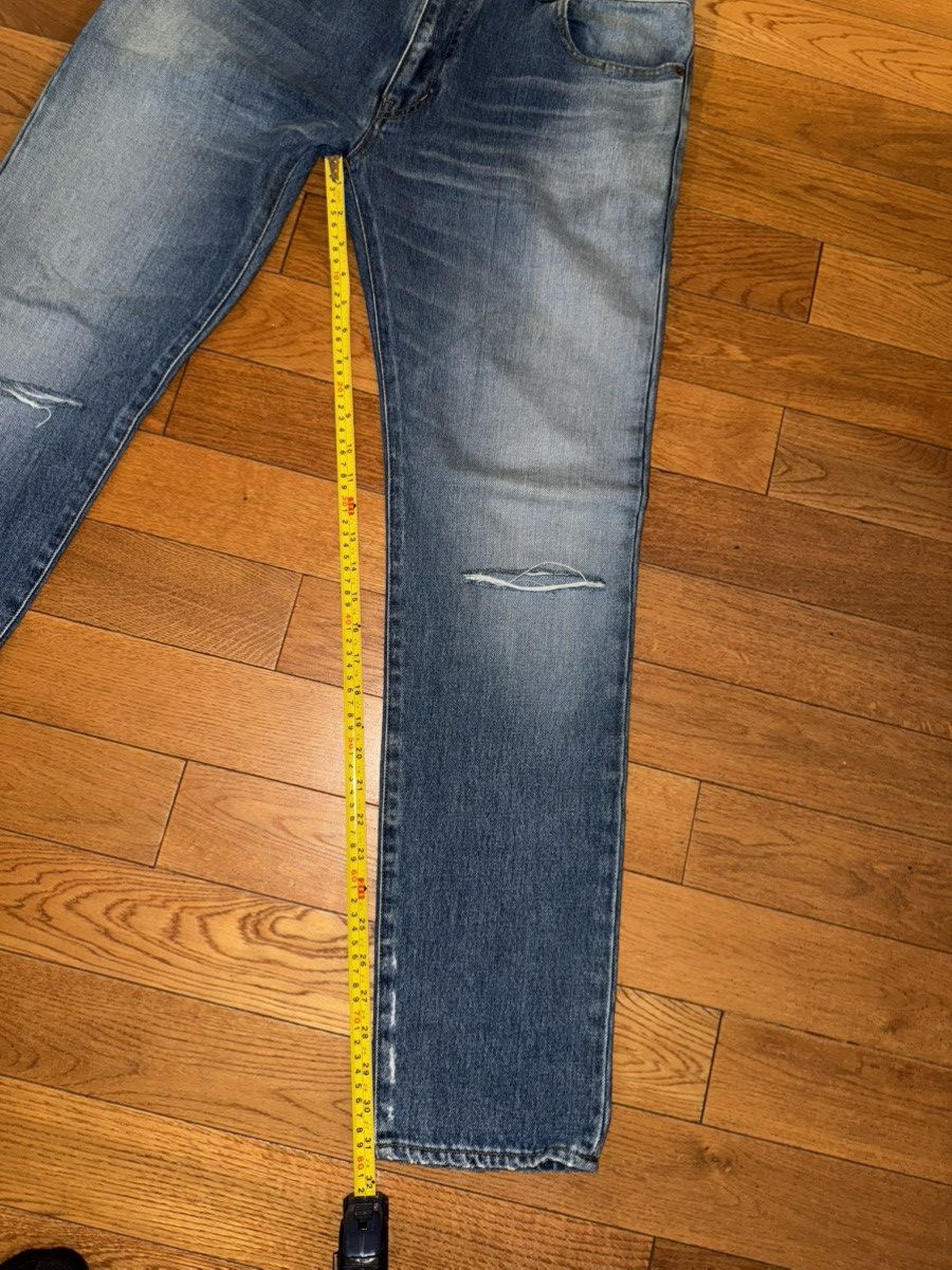 Saint Laurent Paris Saint Laurent 2015 Blue Knee Slit Jeans Size 33 Surf D10 Size US 33 - 7 Thumbnail