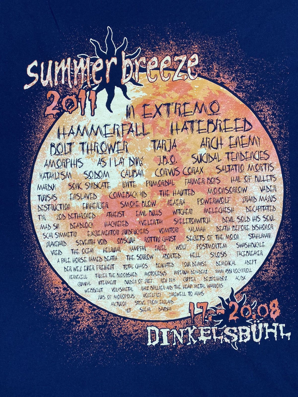 Vintage Vintage 00s Summer Breeze Dinkelsbuhl Craze Tee Size US XXL / EU 58 / 5 - 12 Thumbnail