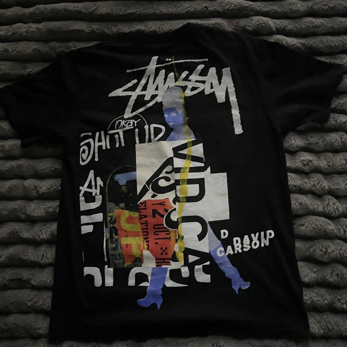 Stussy stussy tee X david carson Size US M / EU 48-50 / 2 - 1 Thumbnail