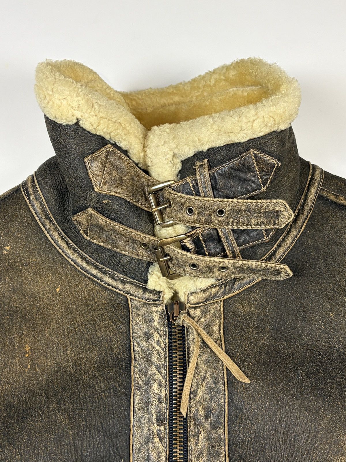 Diesel Diesel Shearling Jacket Vintage 1980 Sheepskin & Shearling Size US L / EU 52-54 / 3 - 13 Thumbnail