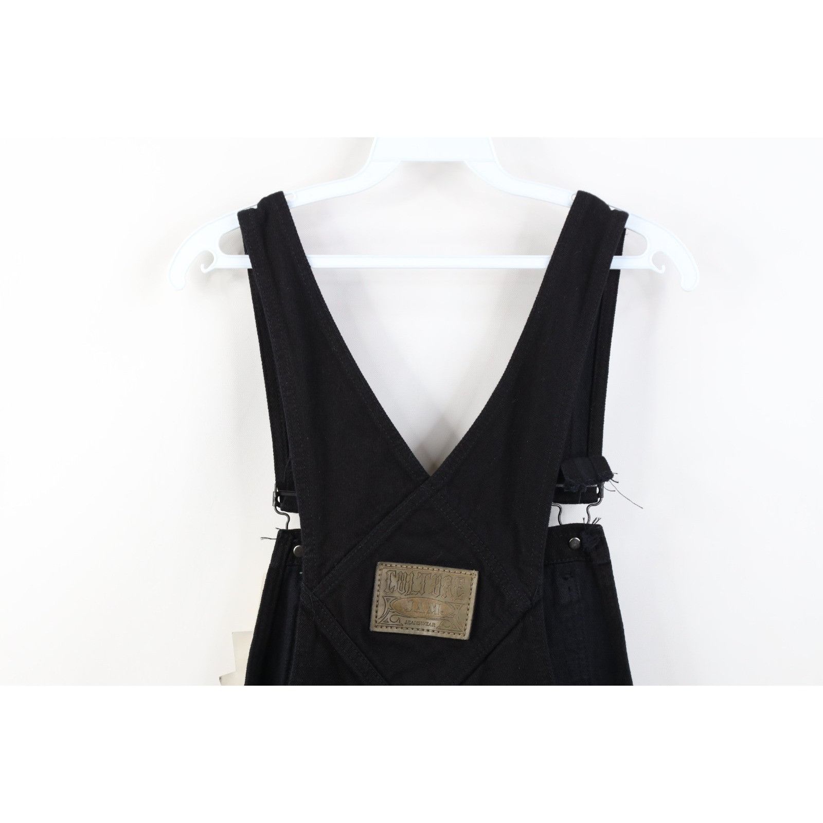 Vintage Deadstock Vintage 90s Streetwear Baggy Denim Jean Shortalls Size 28" / US 6 / IT 42 - 17 Thumbnail