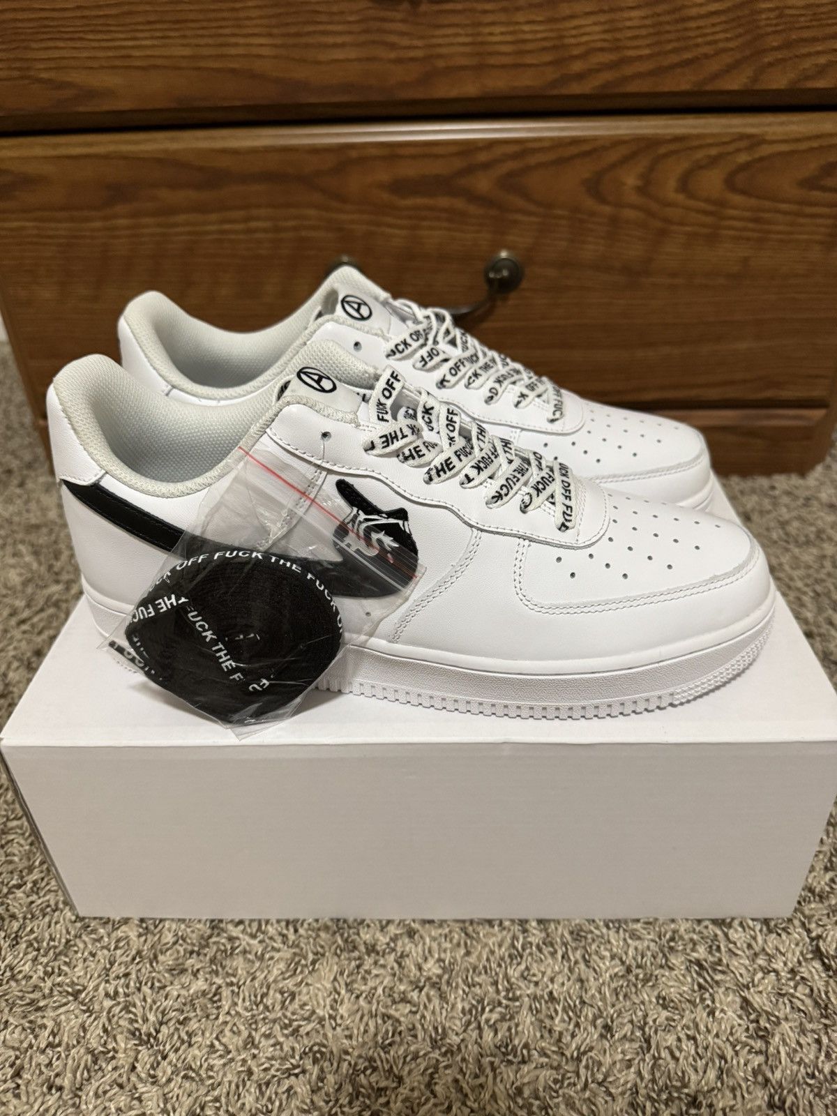 ineverheardofyou ineverheardofyou Fuck Off AF1 Size US 11 / EU 44 - 3 Thumbnail