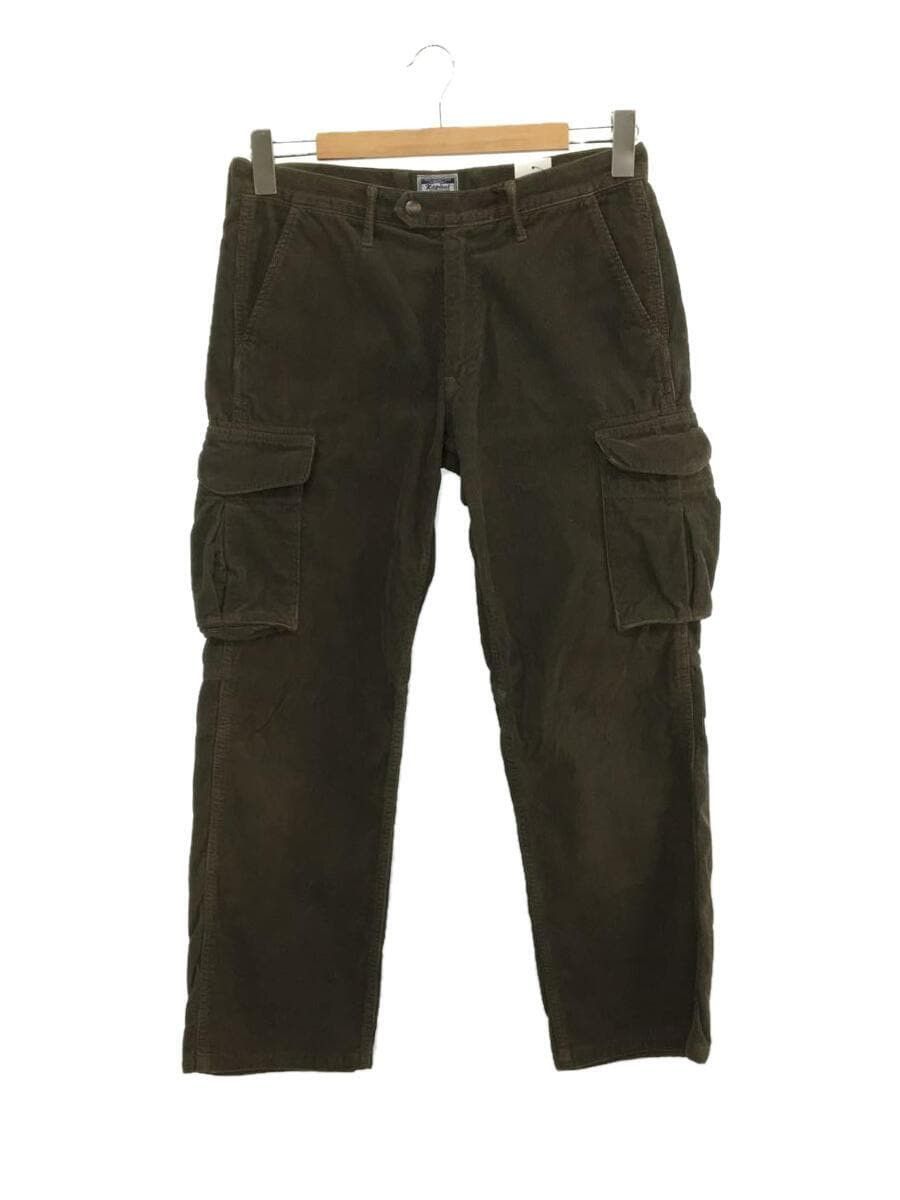 Image of Kapital Corduroy Cargo Pants in Khaki, Men's (Size 30)