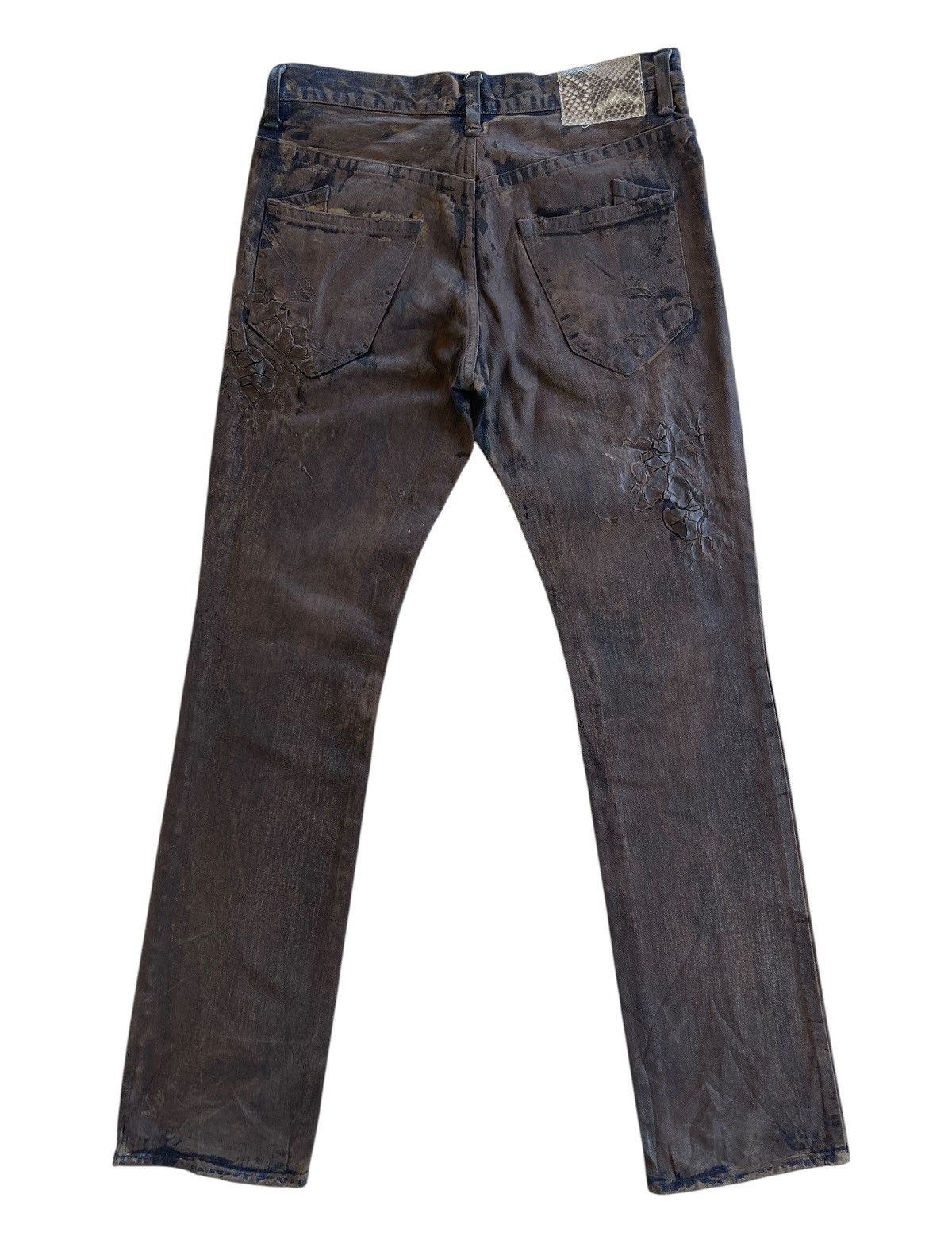 semanticdesign RARE❗️SemanticDesign Waxed Jeans Size US 33 - 4 Thumbnail