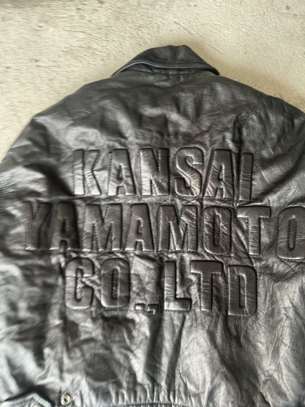 Kansai Yamamoto Vintage Kansai Yamamoto Leather Jacket Size US XS / EU 42 / 0 - 2 Thumbnail