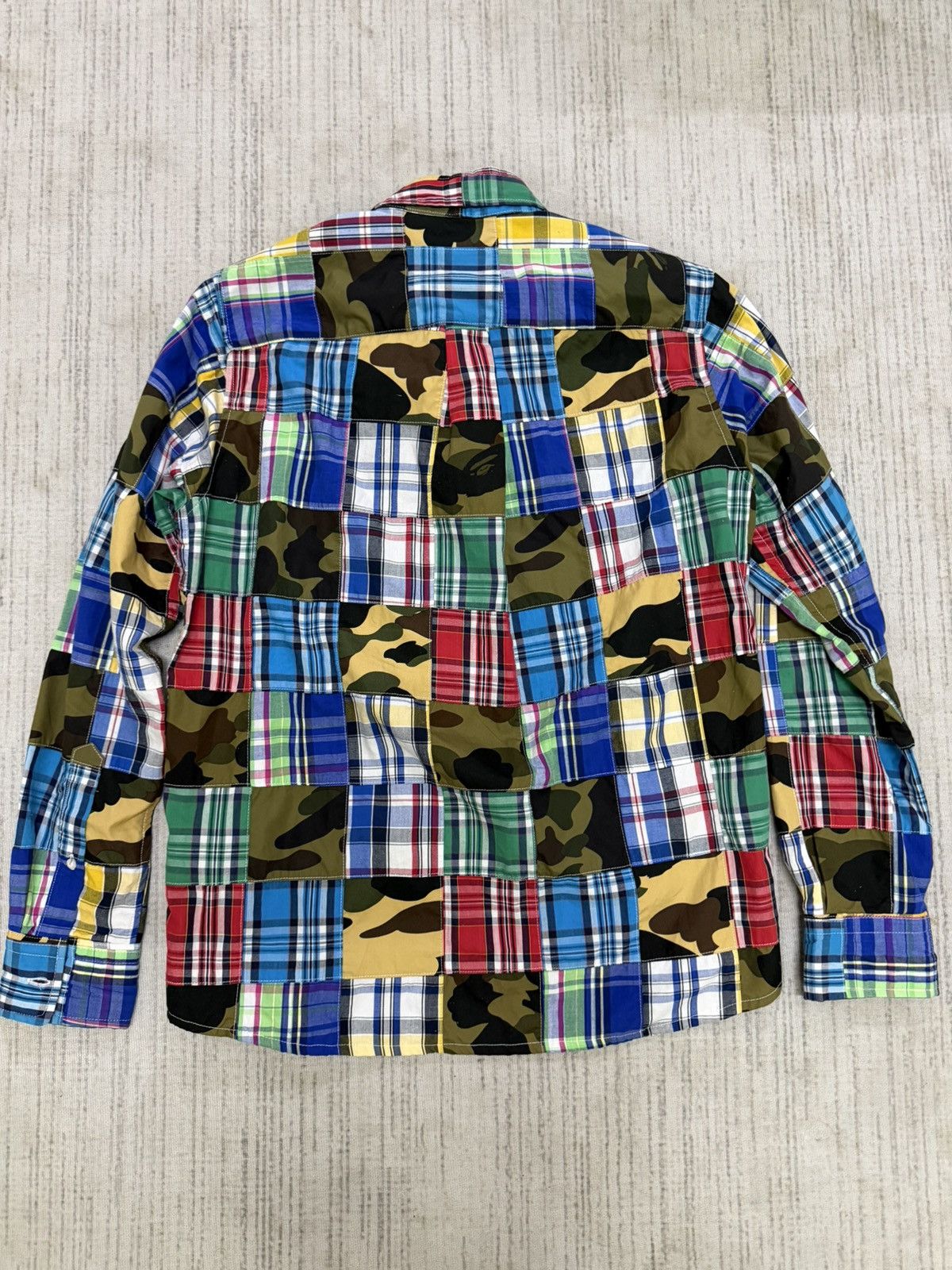 Bape camo multicolor army shirt